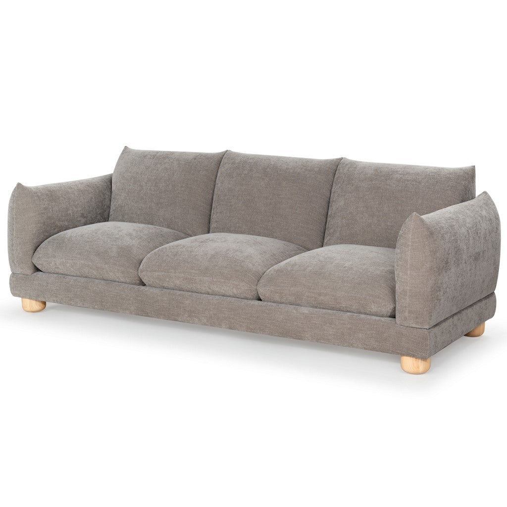 Safavieh Couture Marysa Performance Fabric Sofa, SFV4604 - Dark Brown / Natural
