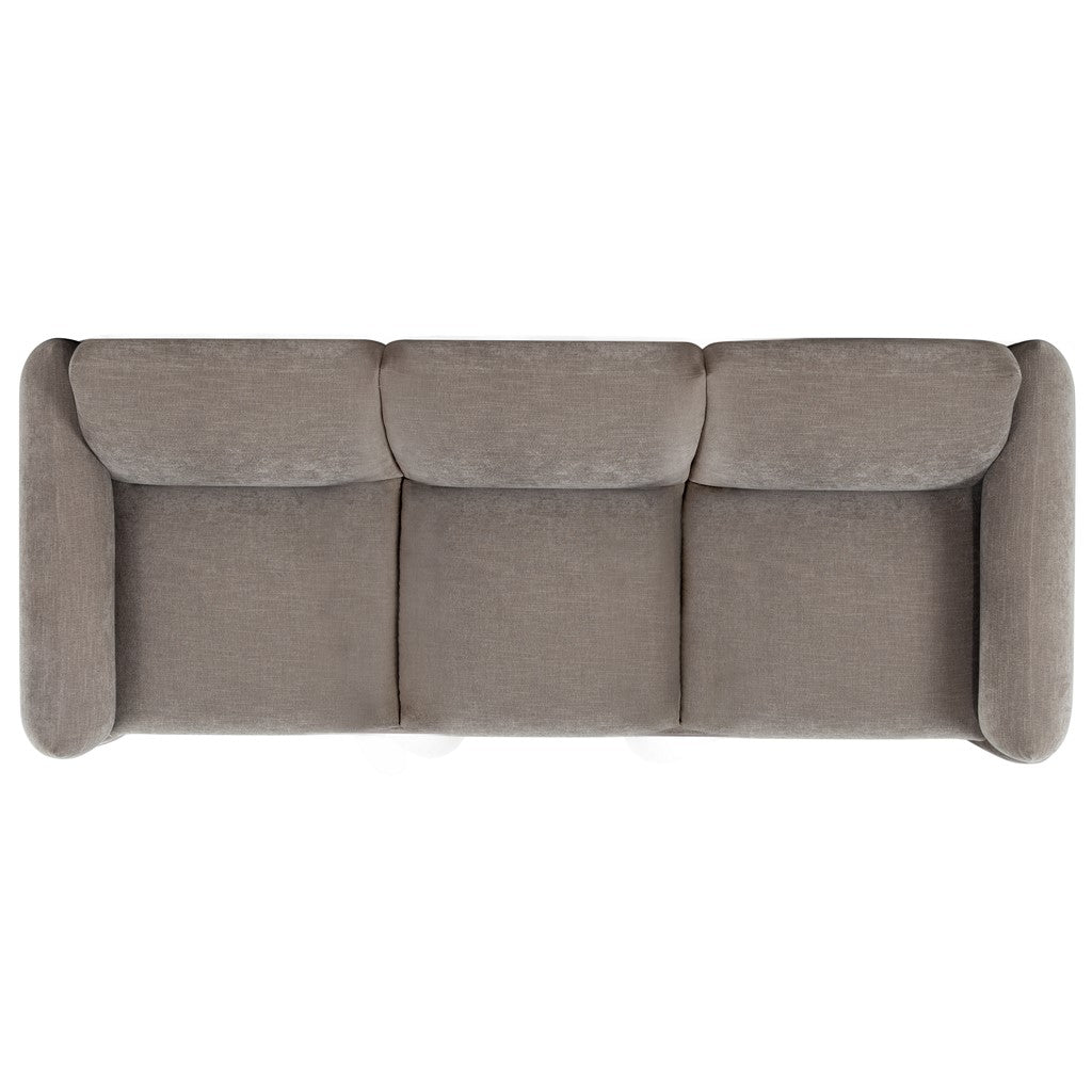 Safavieh Couture Marysa Performance Fabric Sofa, SFV4604 - Dark Brown / Natural