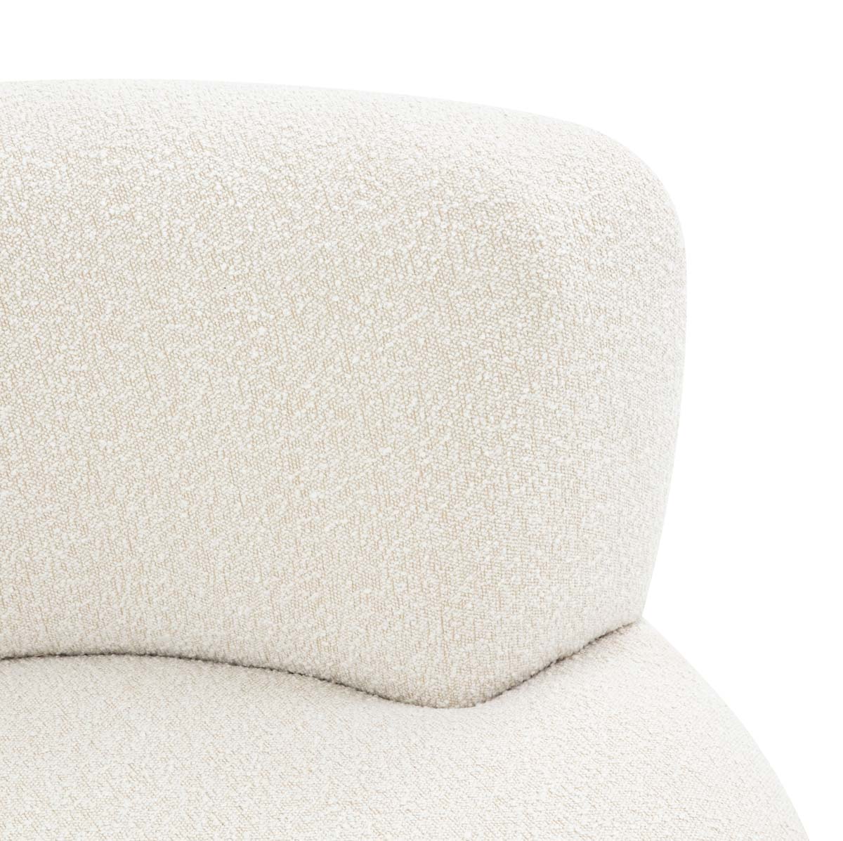 Safavieh Couture Stevie Boucle Curved Back Sofa - Ivory