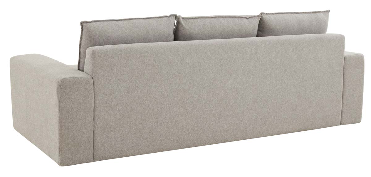 Safavieh Couture Emmylou 3 Seater Sofa - Light Grey