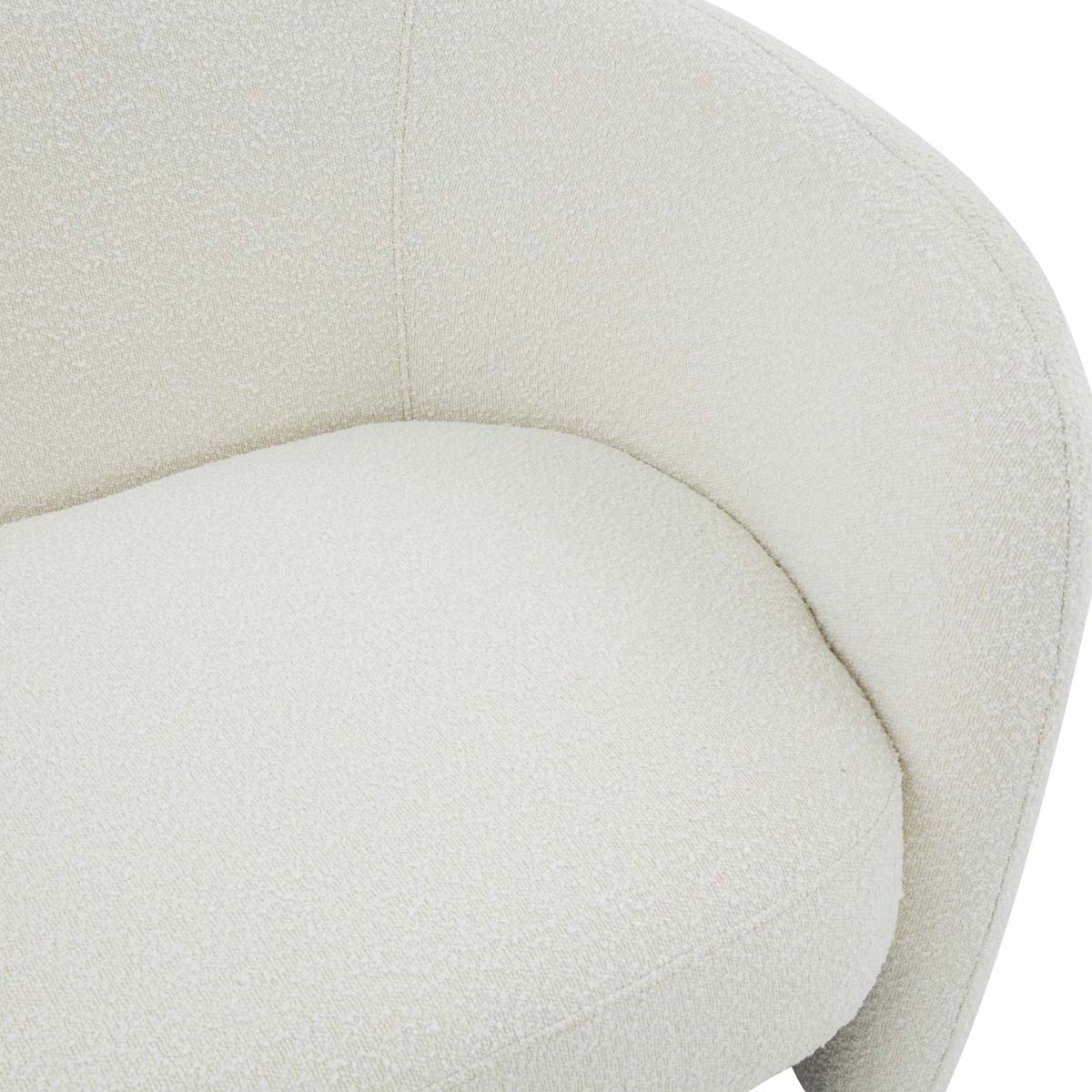 Safavieh Couture Zhao Curved Loveseat - Ivory