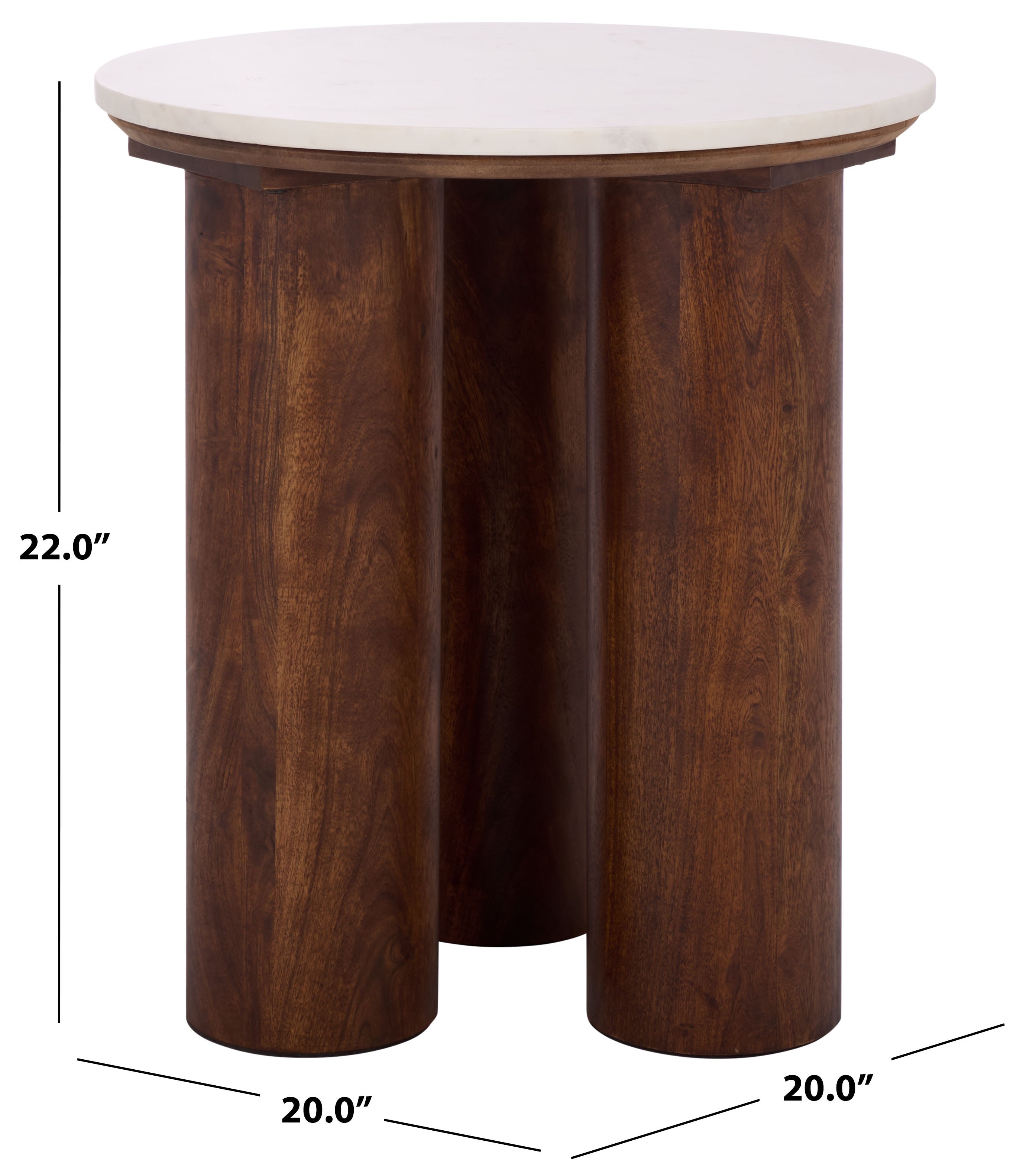 WALNUT / WHITE