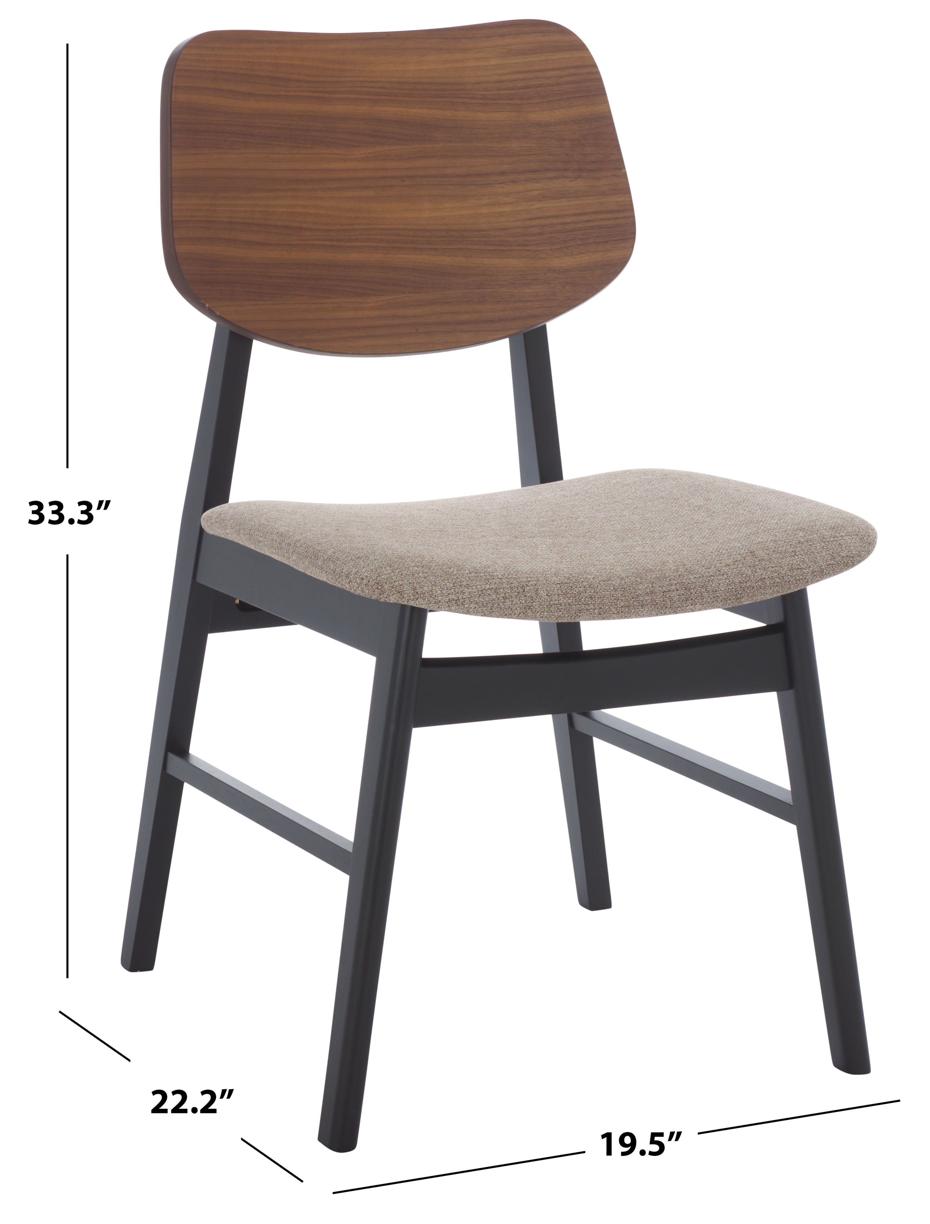WALNUT / BLACK / LIGHT BROWN