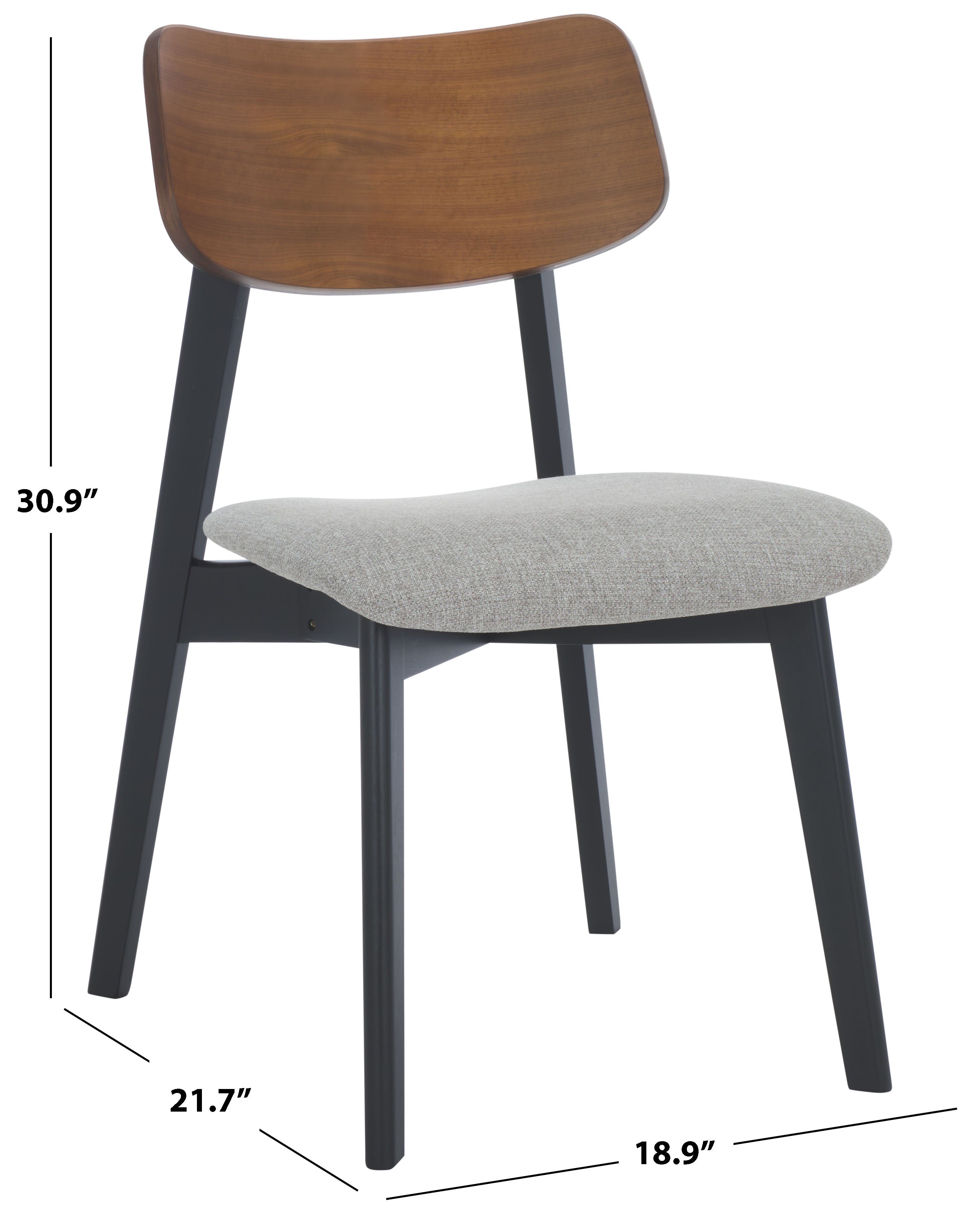 WALNUT / LIGHT GREY