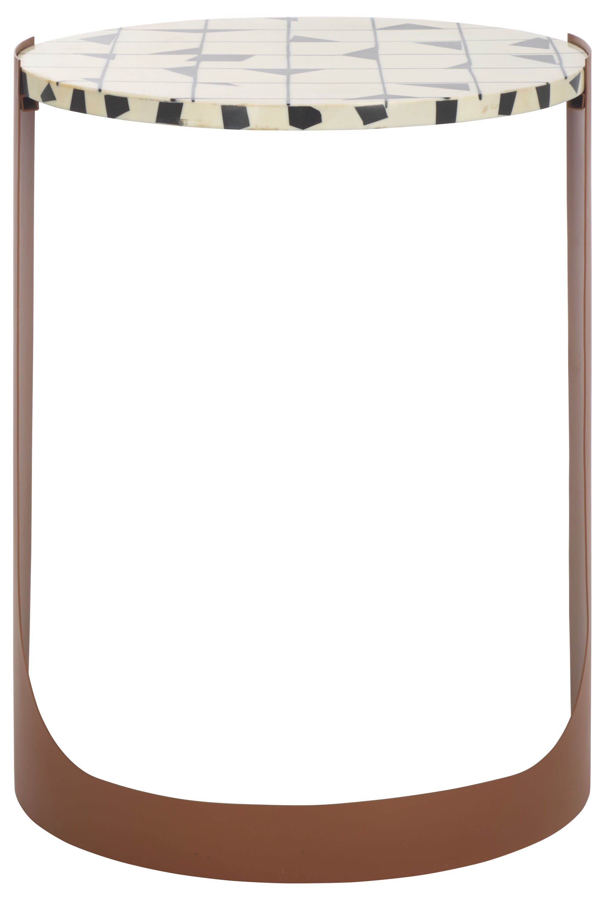 BROWN / WHITE