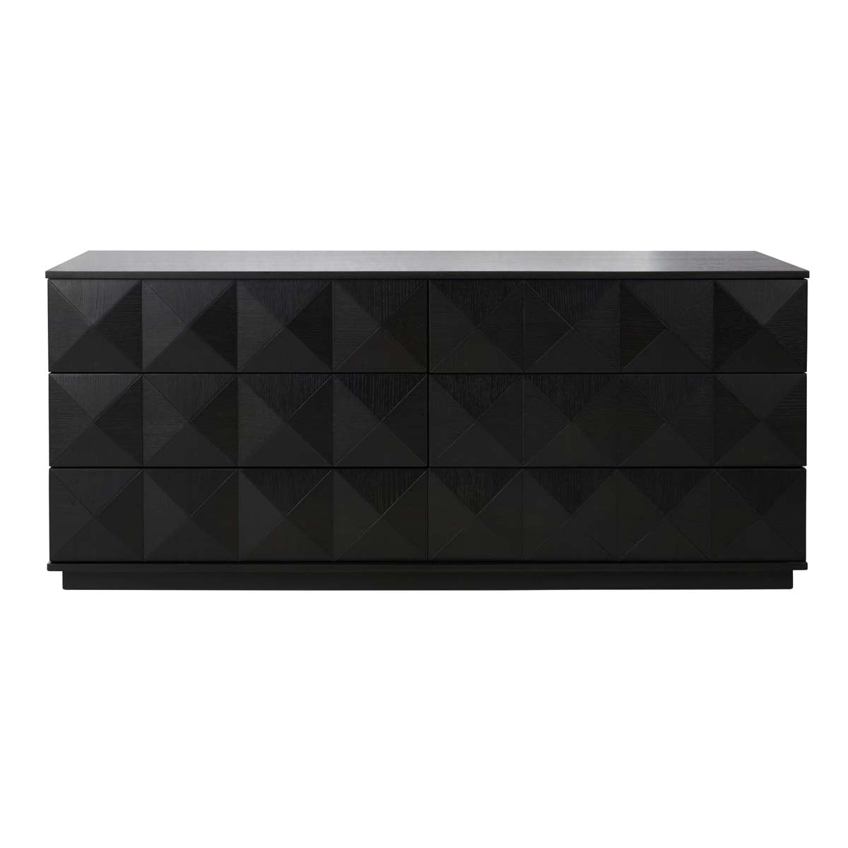 Patty 6 Drawer Dresser | Safavieh Couture - Black