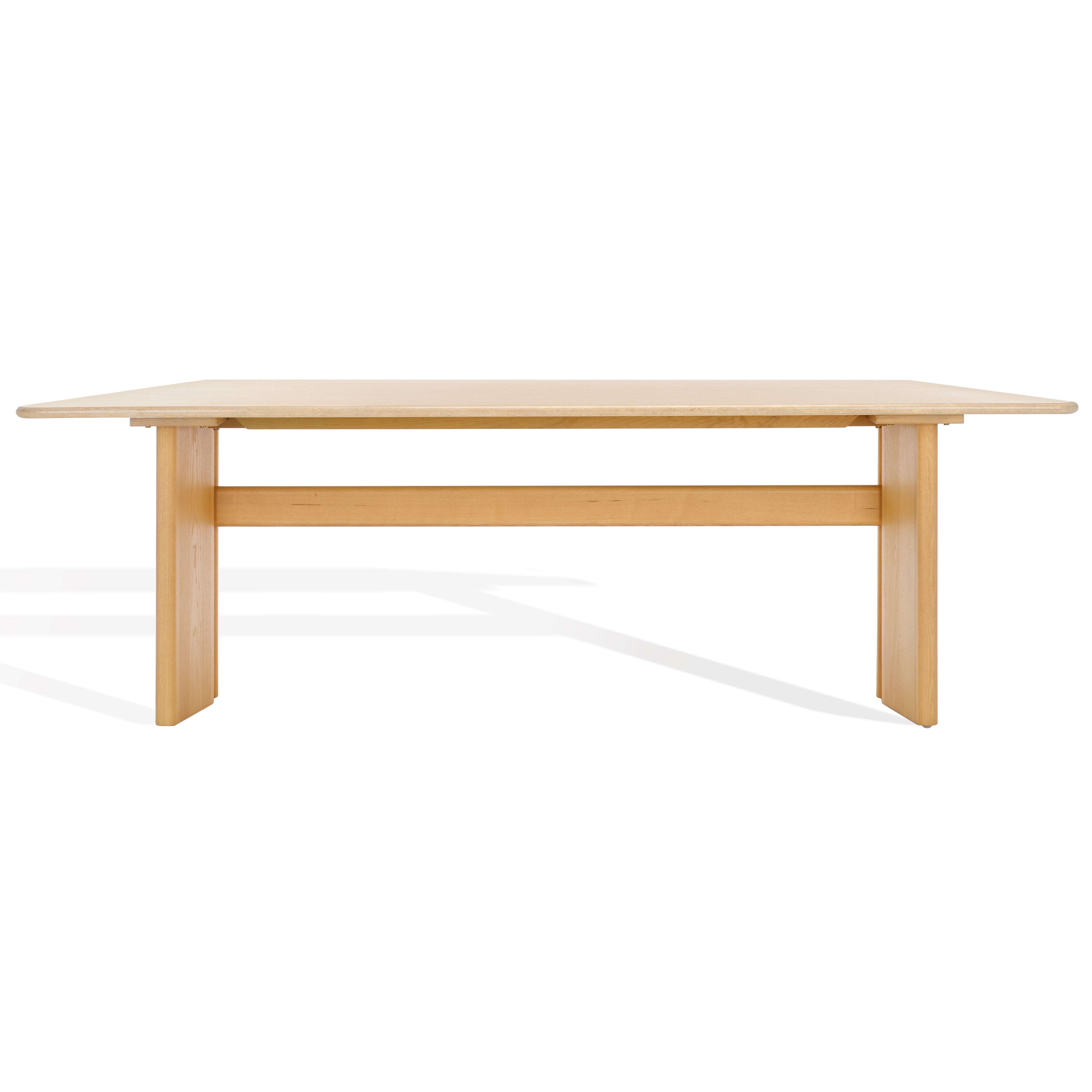 Bellarose Travertine Dining Table | Safavieh Couture - SFV7231