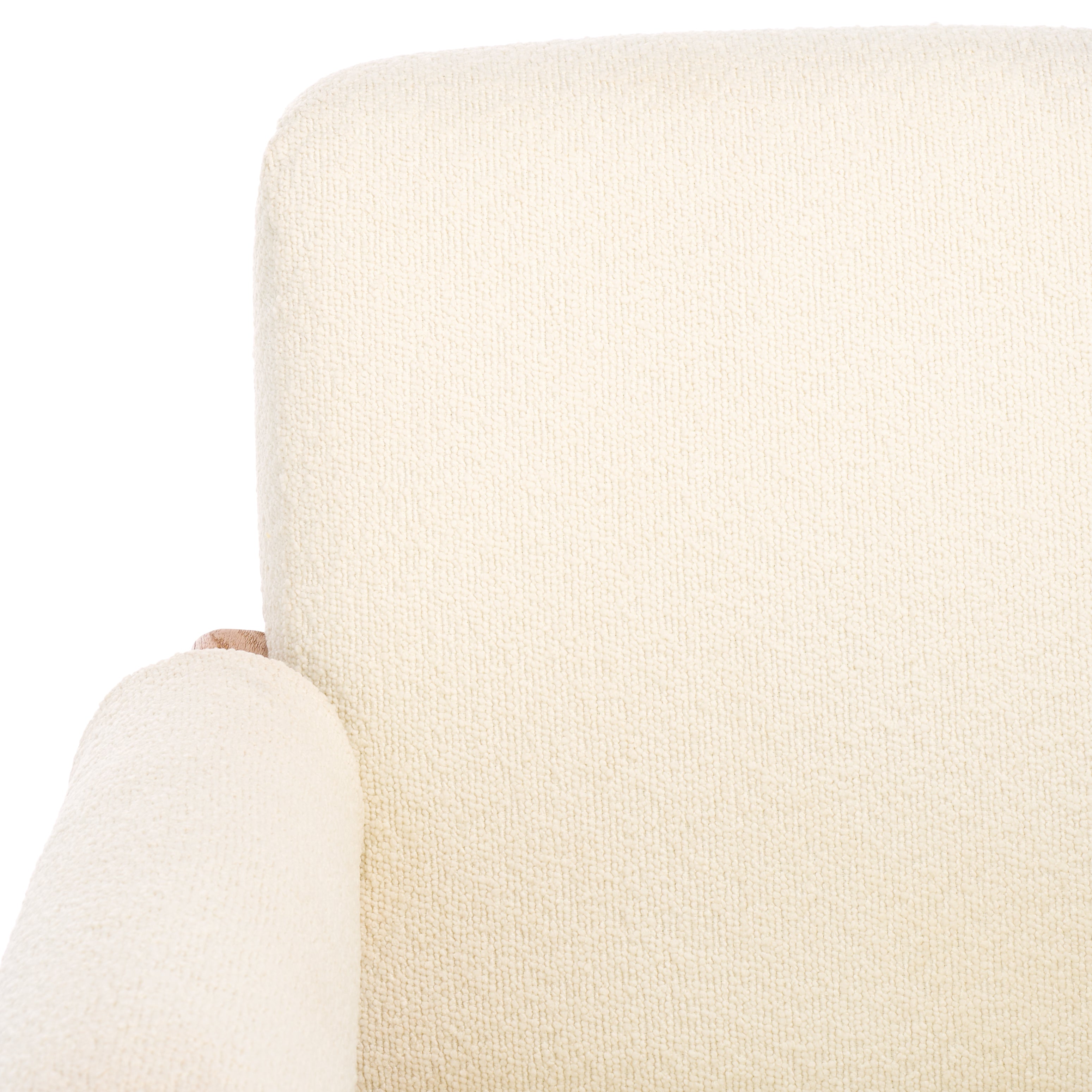 safavieh couture billie boucle accent chair, SFV9100 - Natural