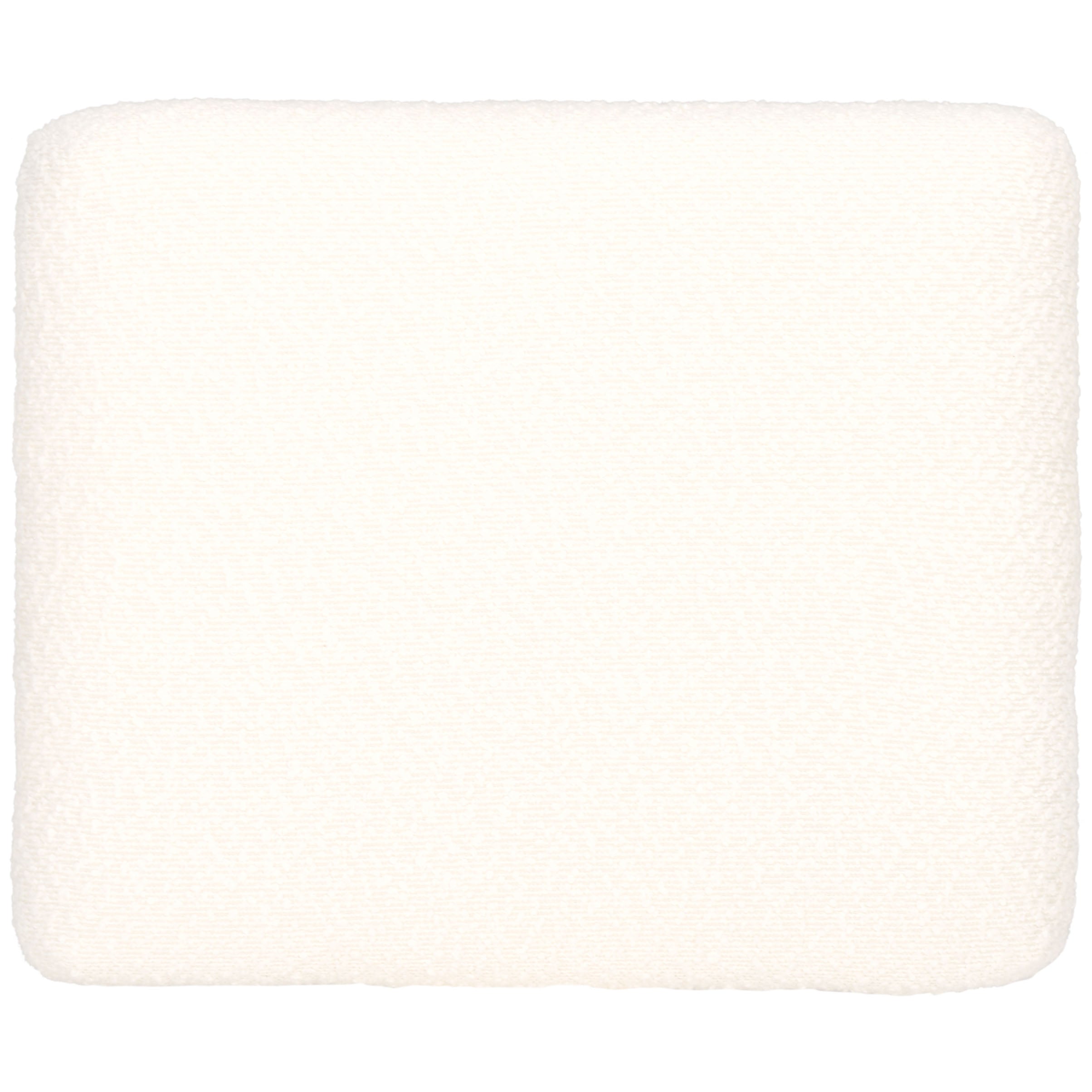 Safavieh Couture Mandy Boucle And Metal Ottoman, SFV9526 - Ivory / Black