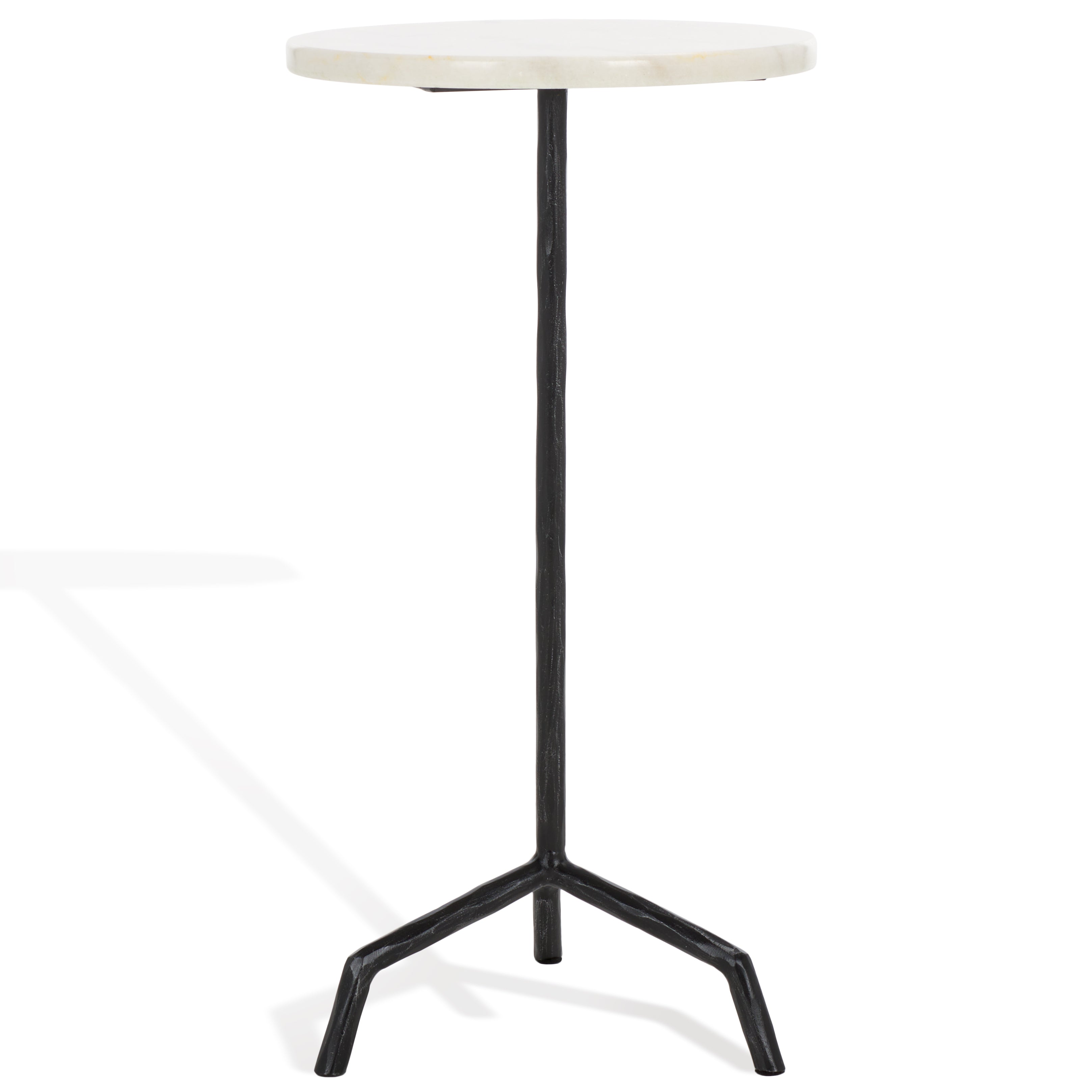 Safavieh Couture Fabrianna Marble Top Drink Table, SFV9533 - Black / White