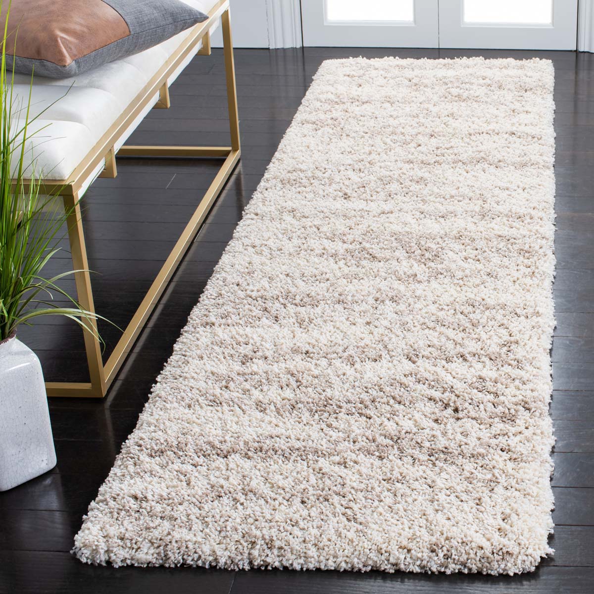 Safavieh Hudson Shag 206 Rug, SGH206 - Ivory / Beige