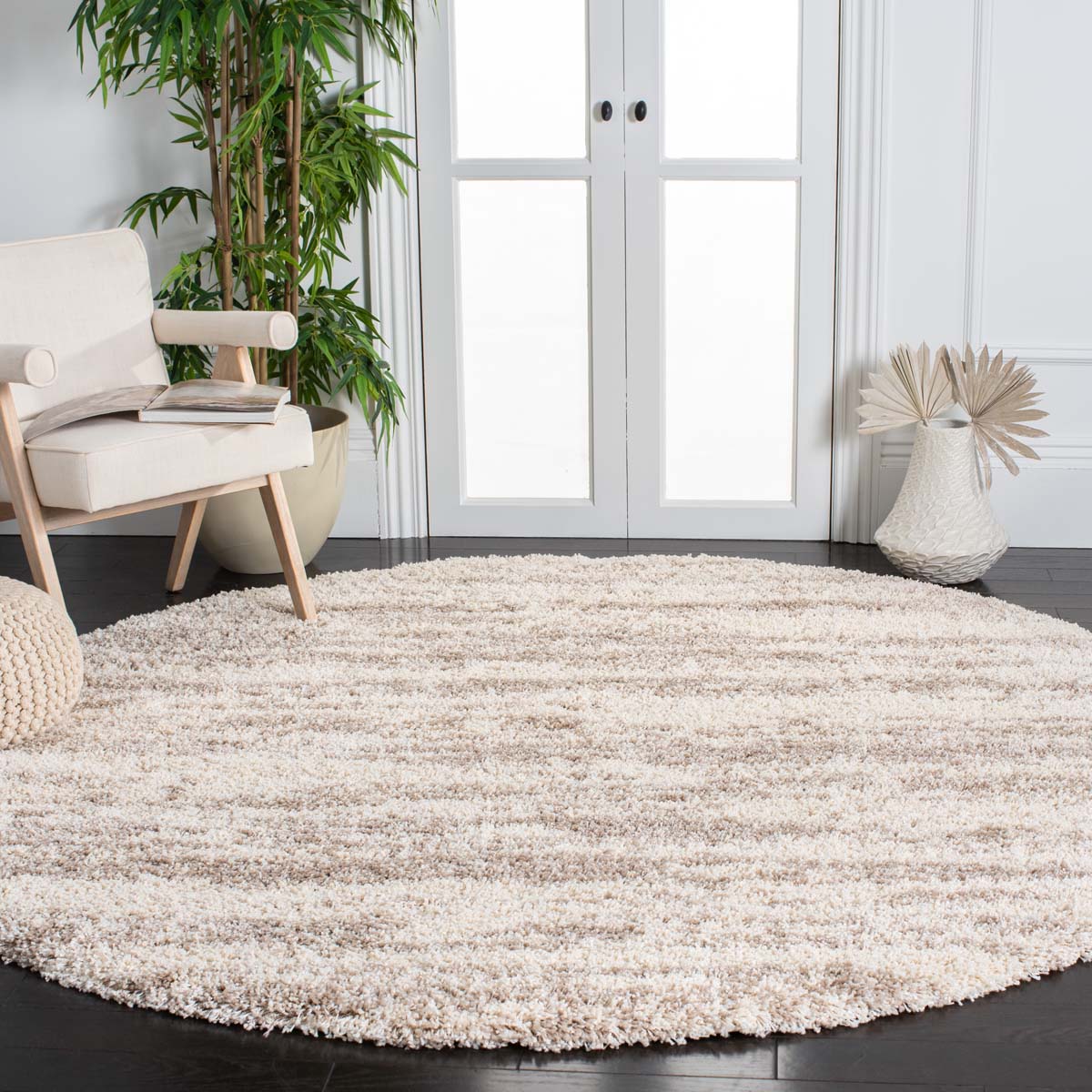 Safavieh Hudson Shag 206 Rug, SGH206 - Ivory / Beige