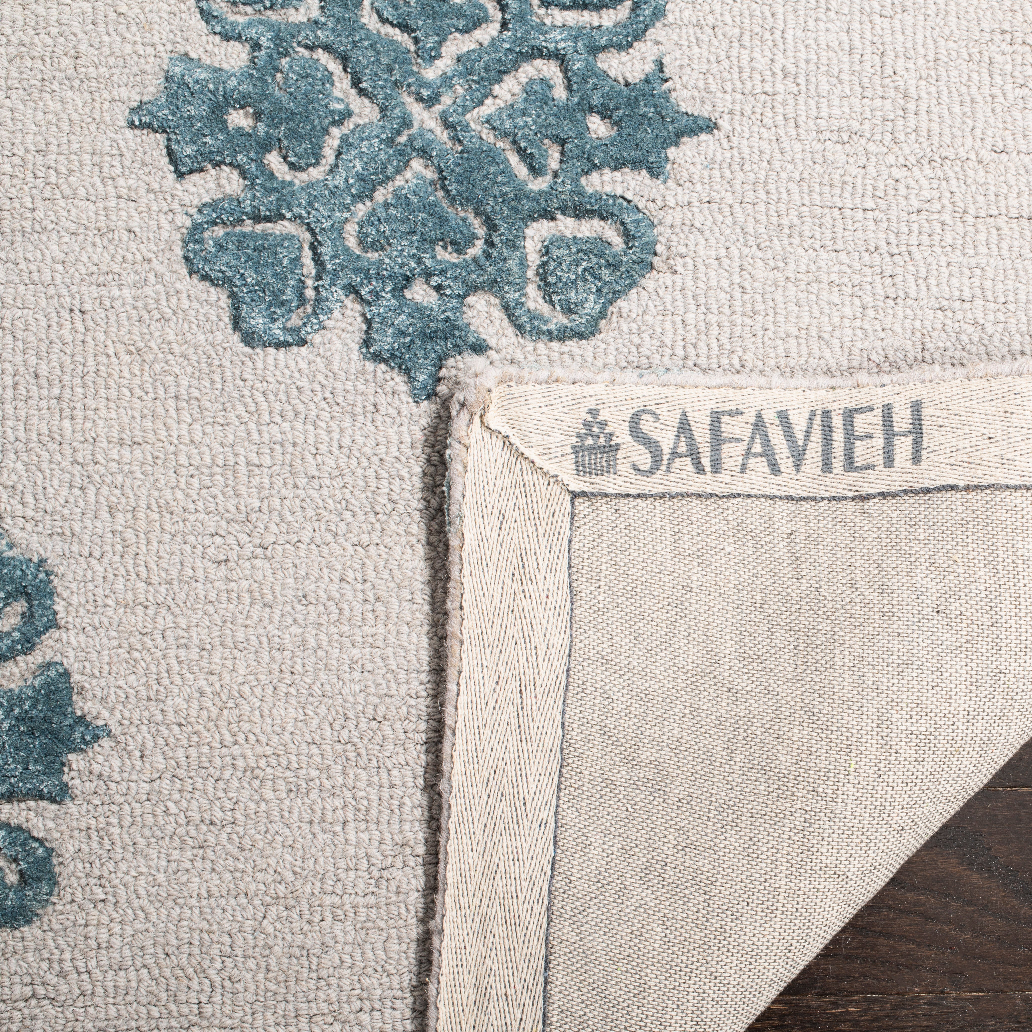 Ivory / Light Blue