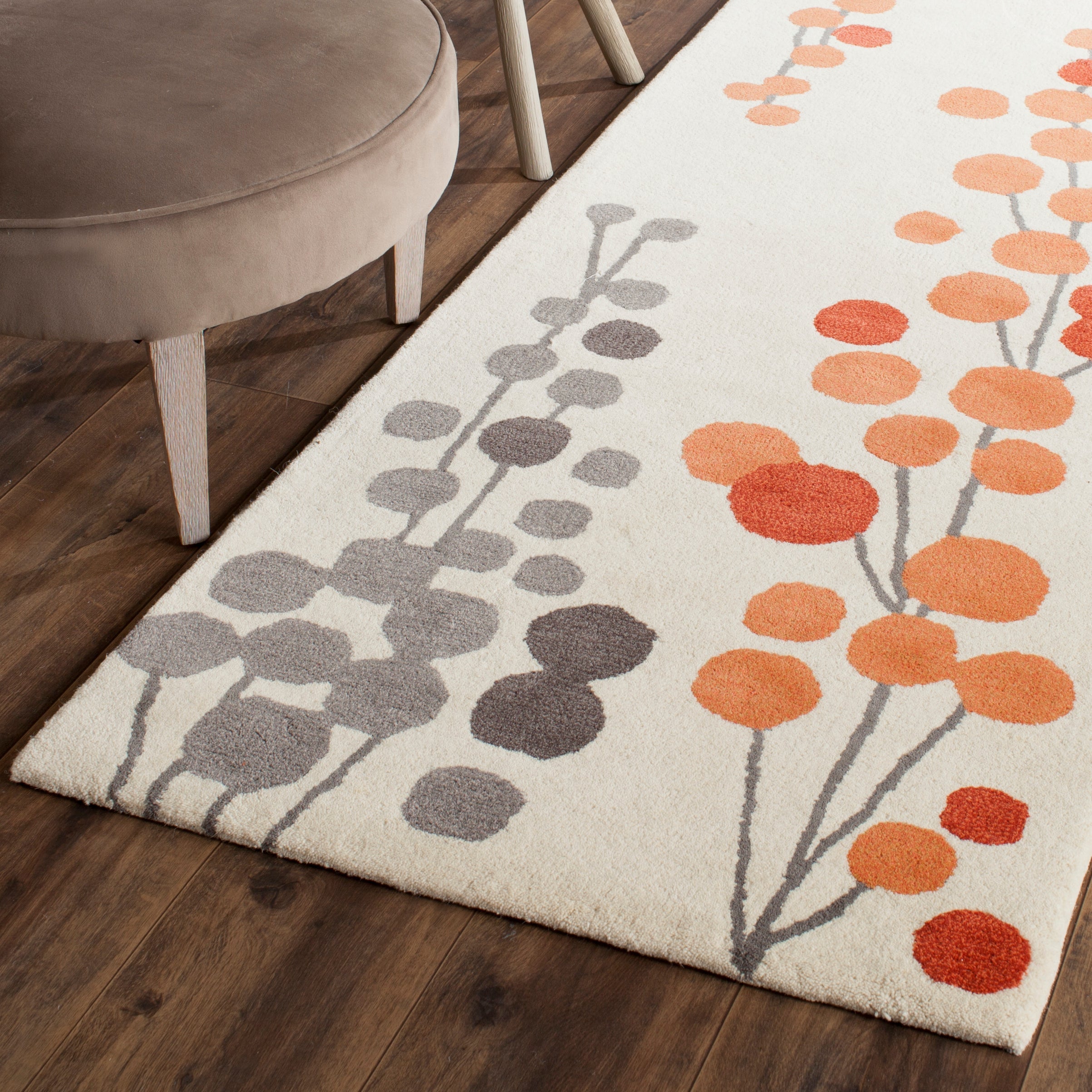 Beige / Orange