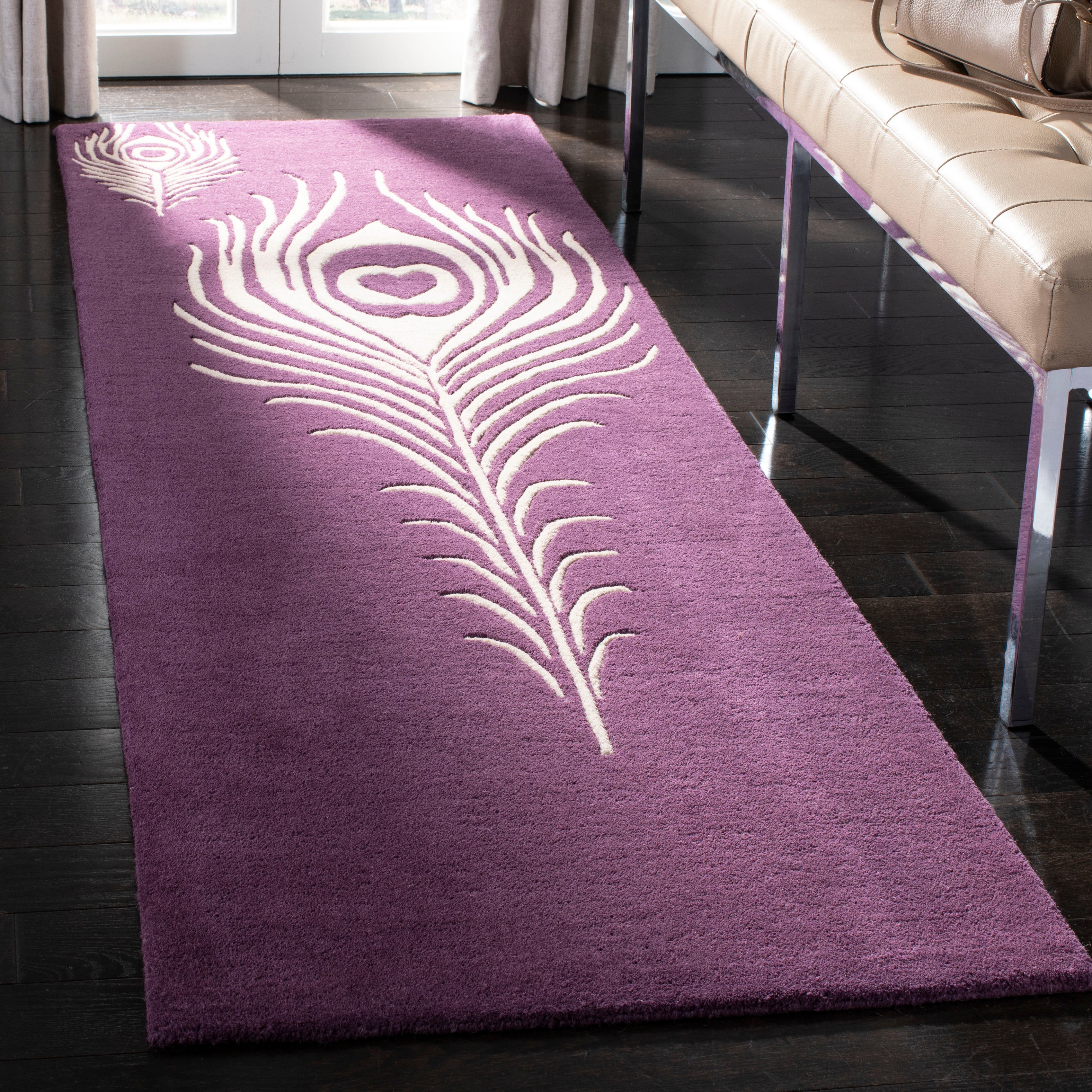 Purple / Ivory