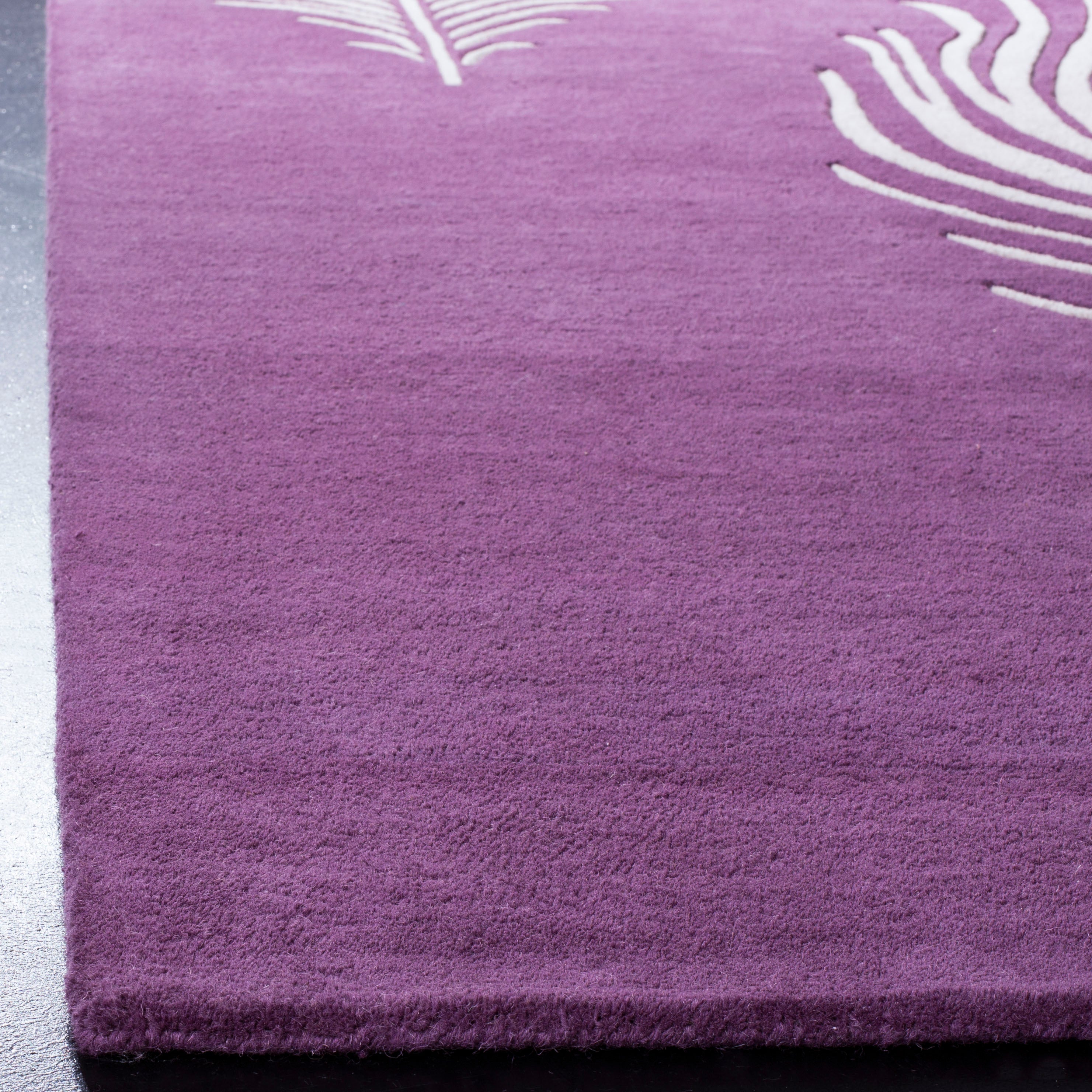 Purple / Ivory