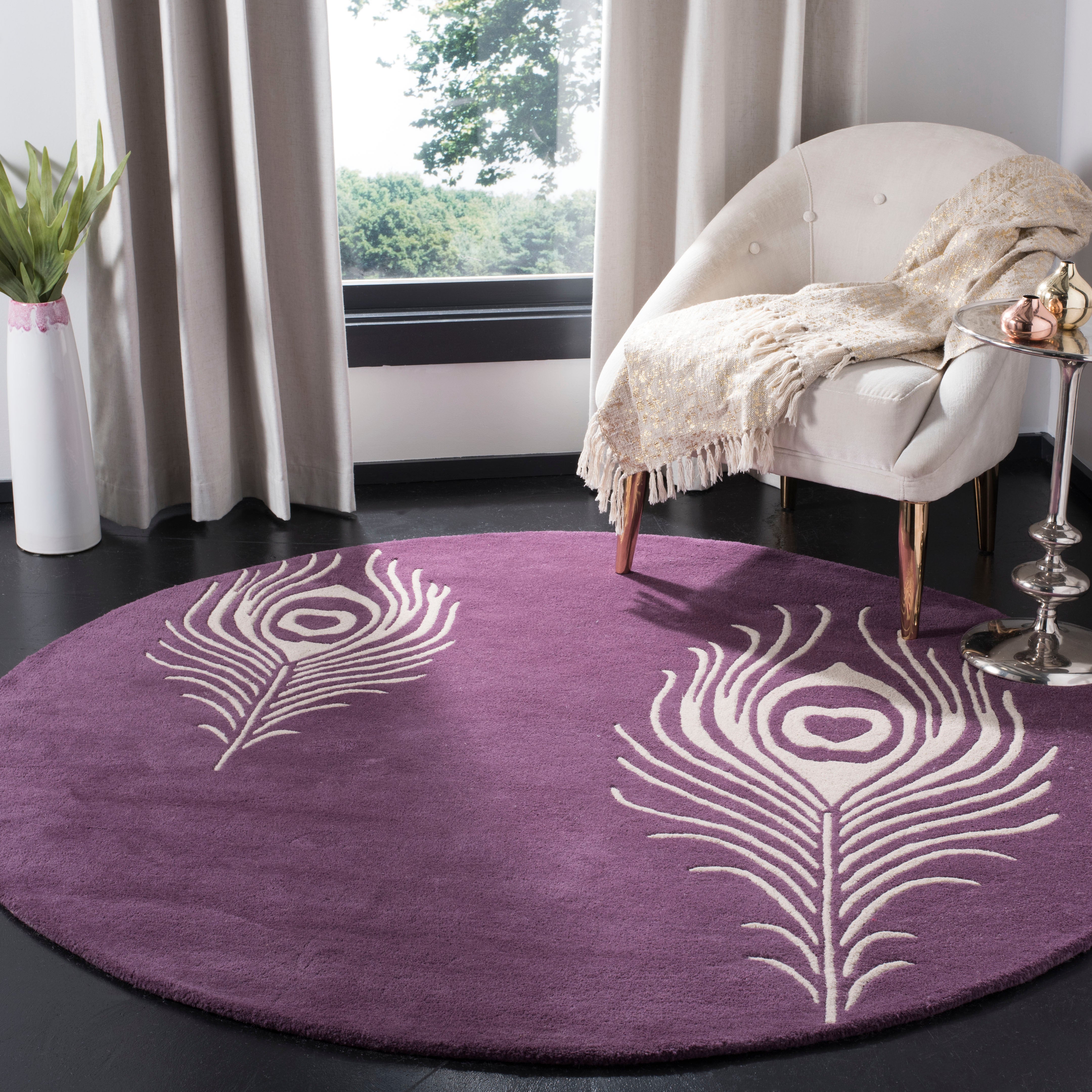 Purple / Ivory