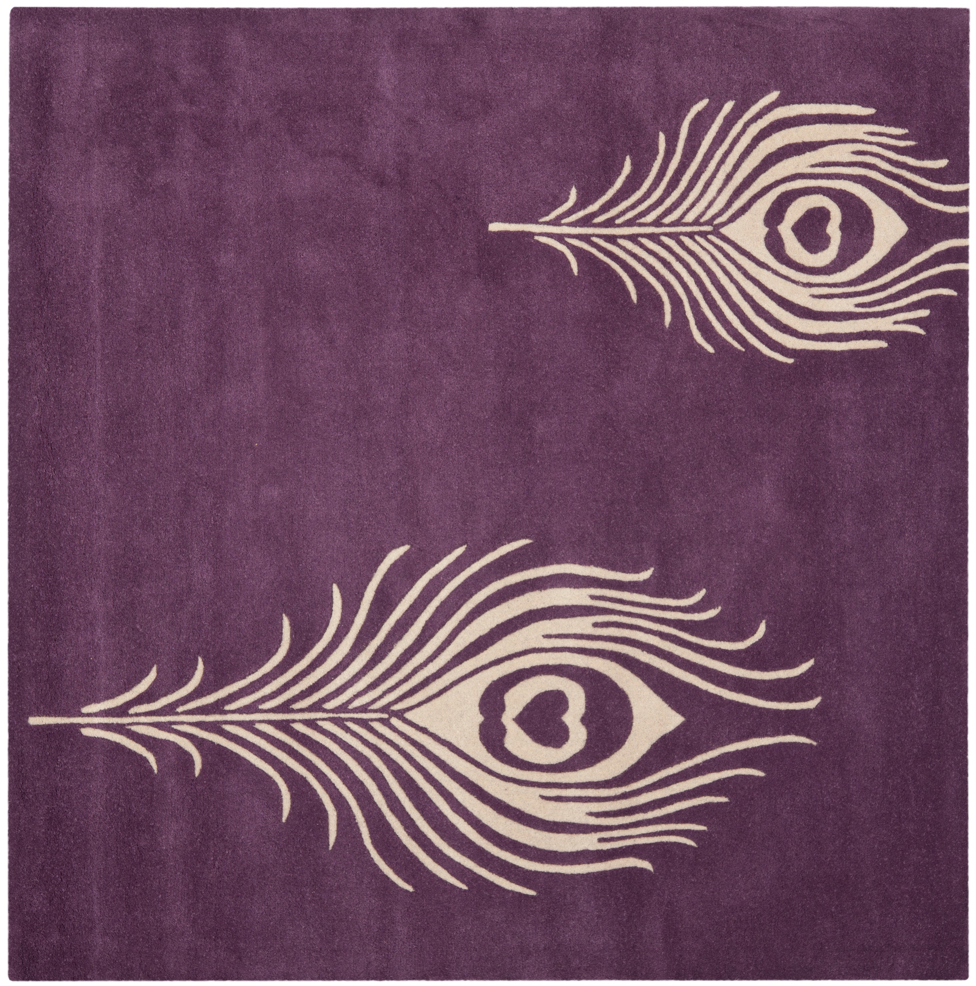 Purple / Ivory