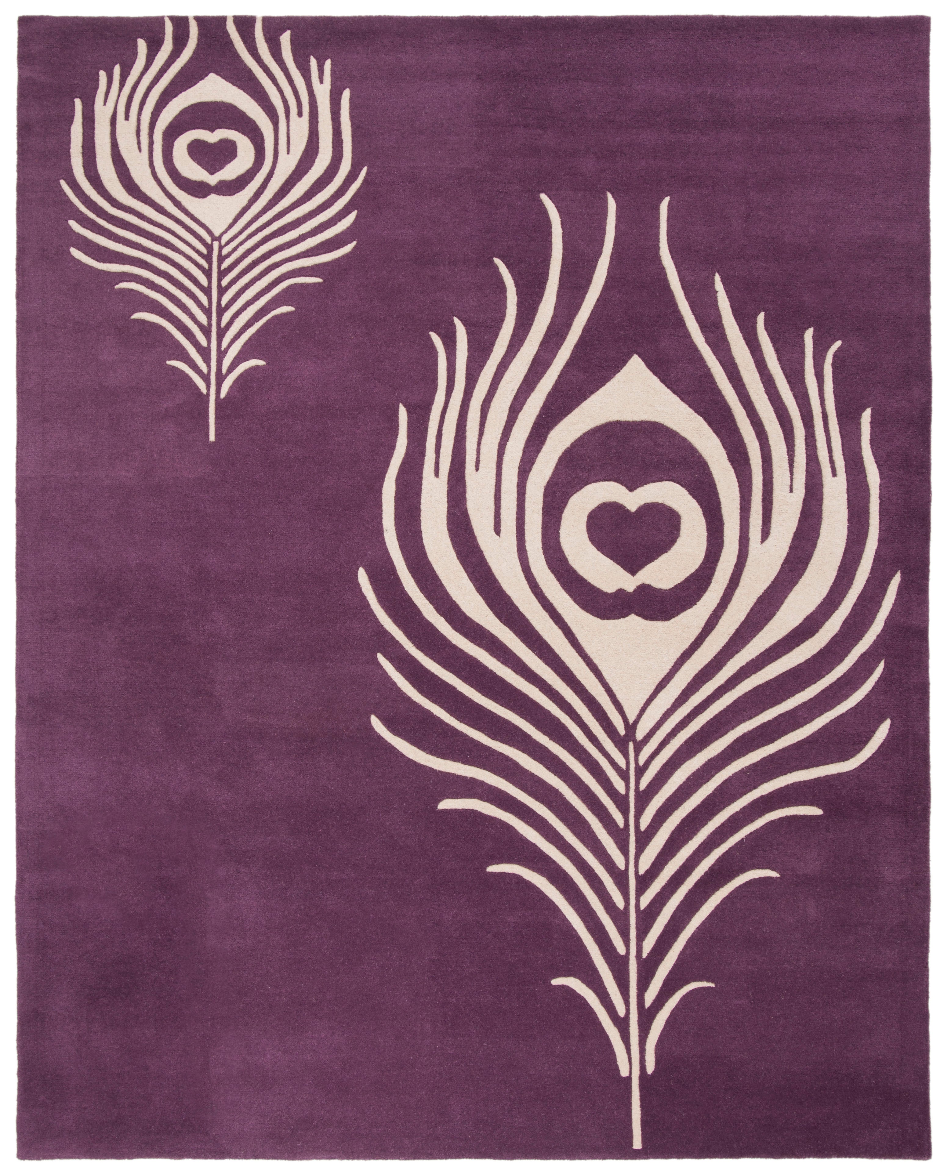 Purple / Ivory