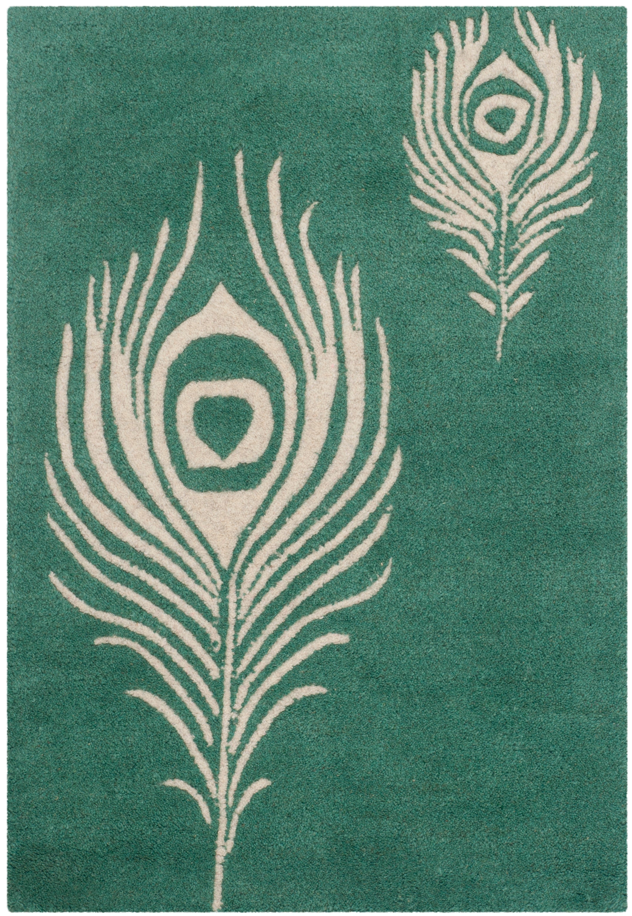 Teal / Ivory