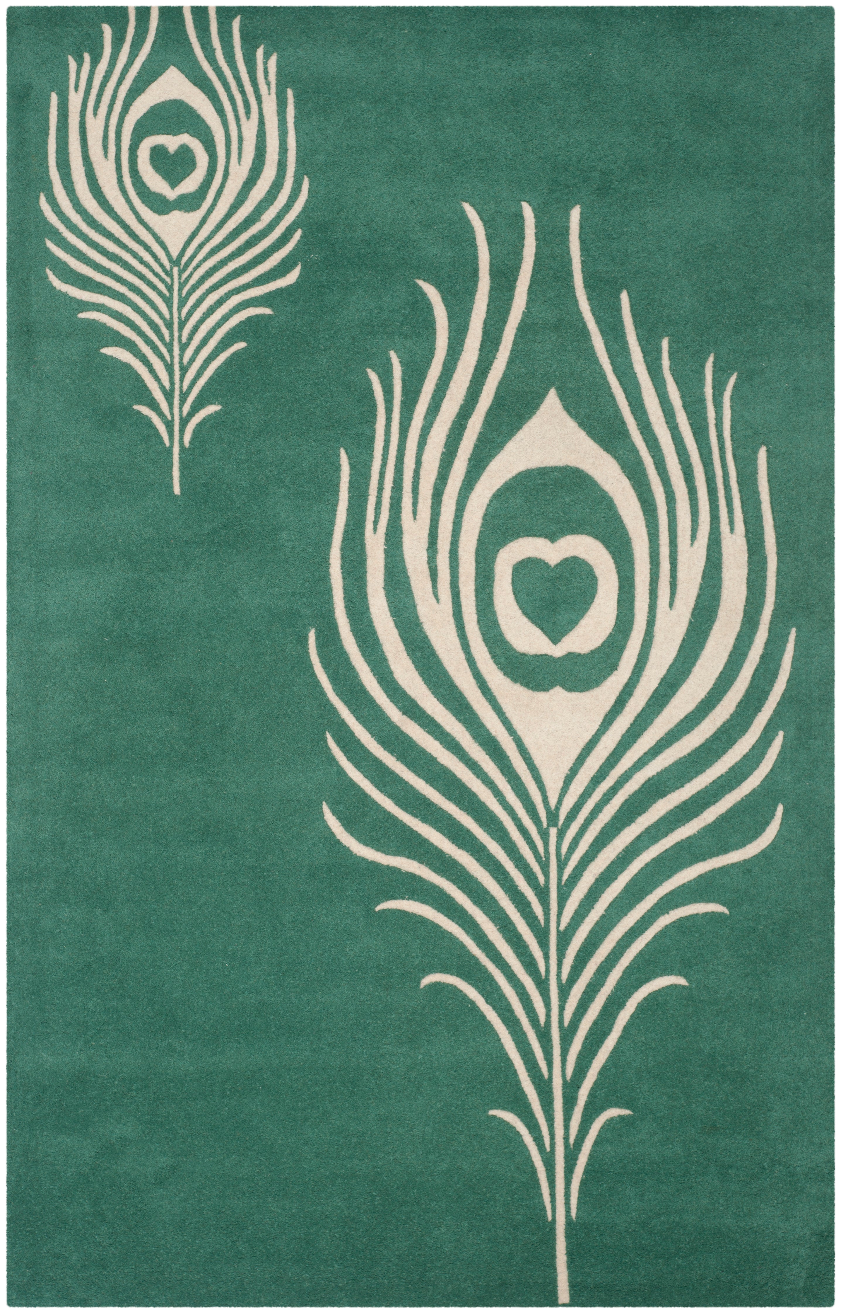 Teal / Ivory