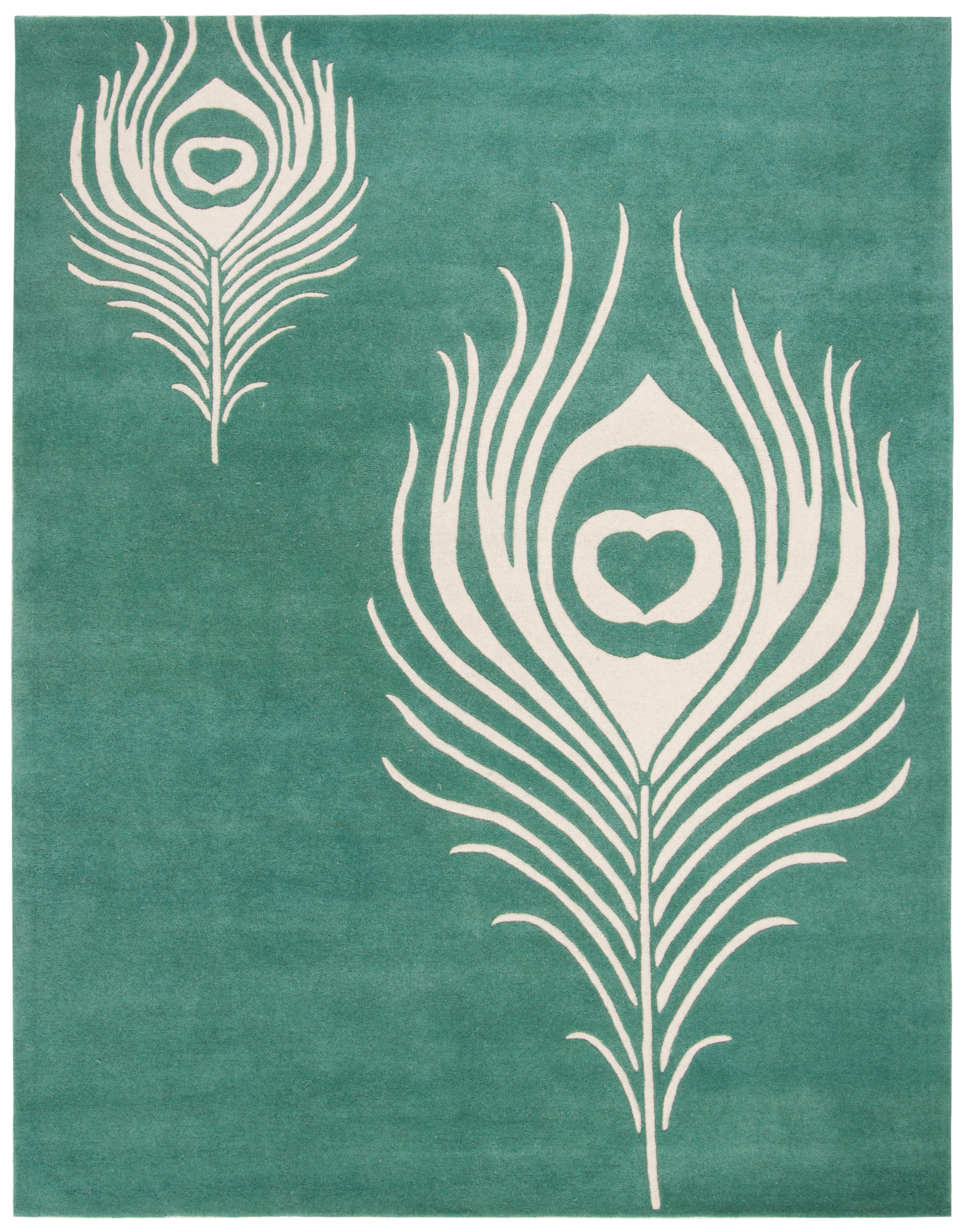 Teal / Ivory