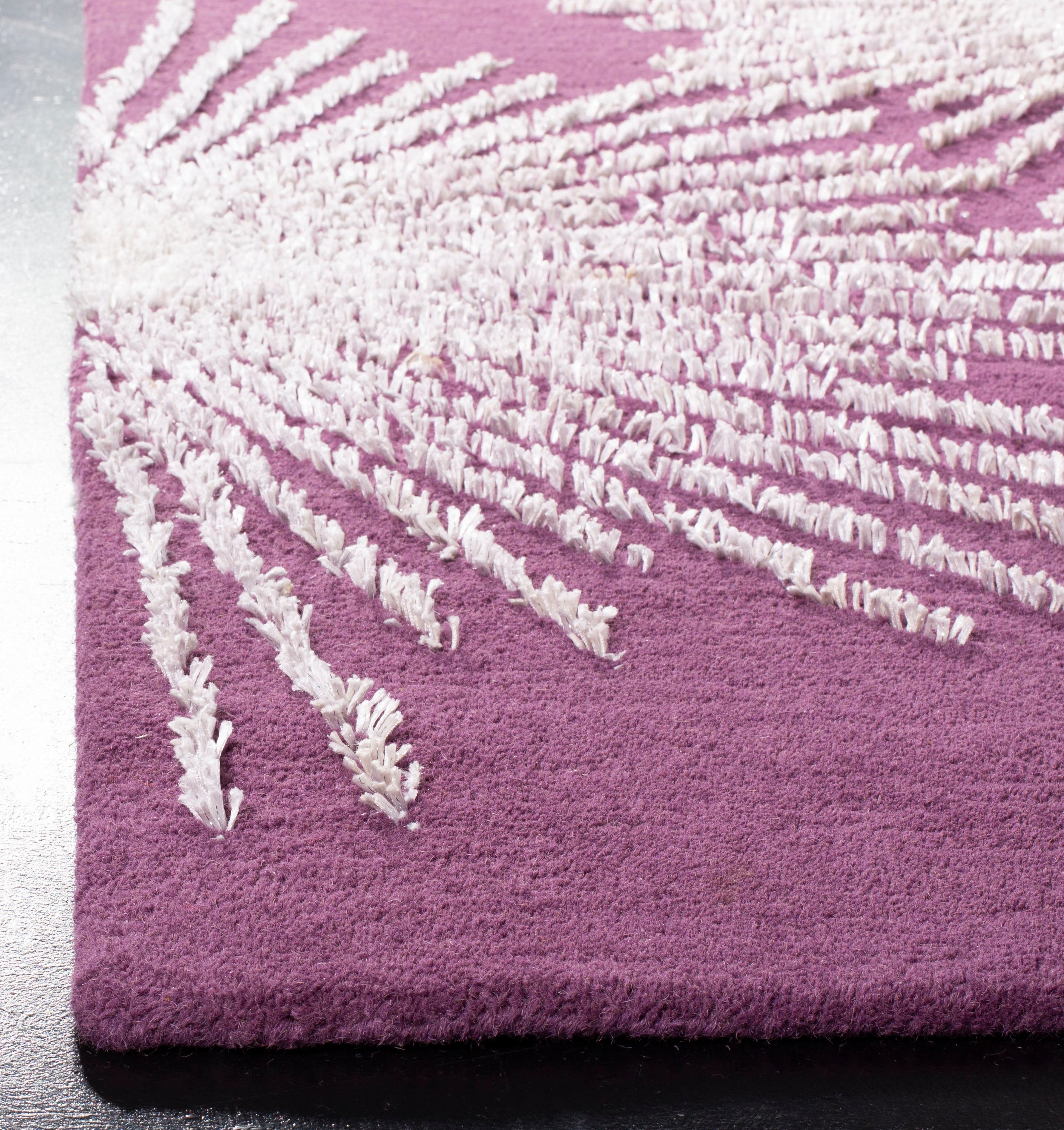 Purple / Ivory