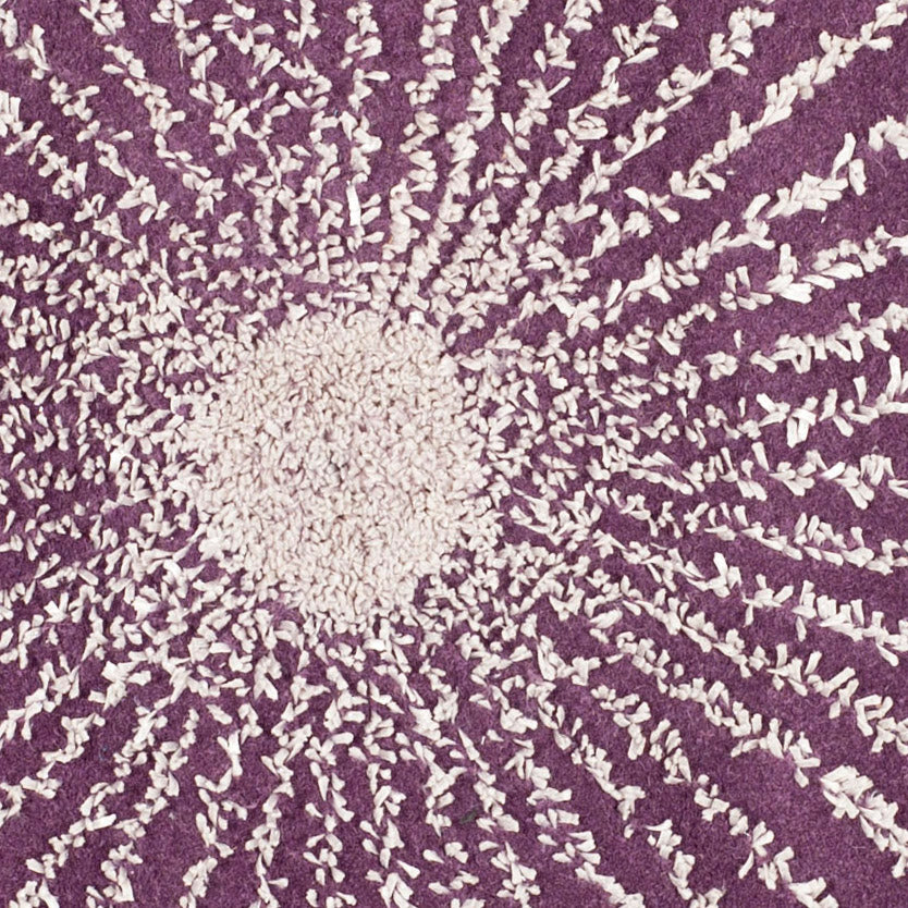 Purple / Ivory