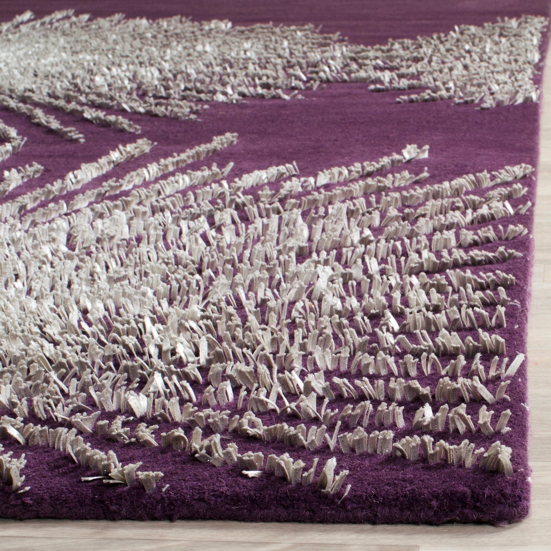 Purple / Ivory
