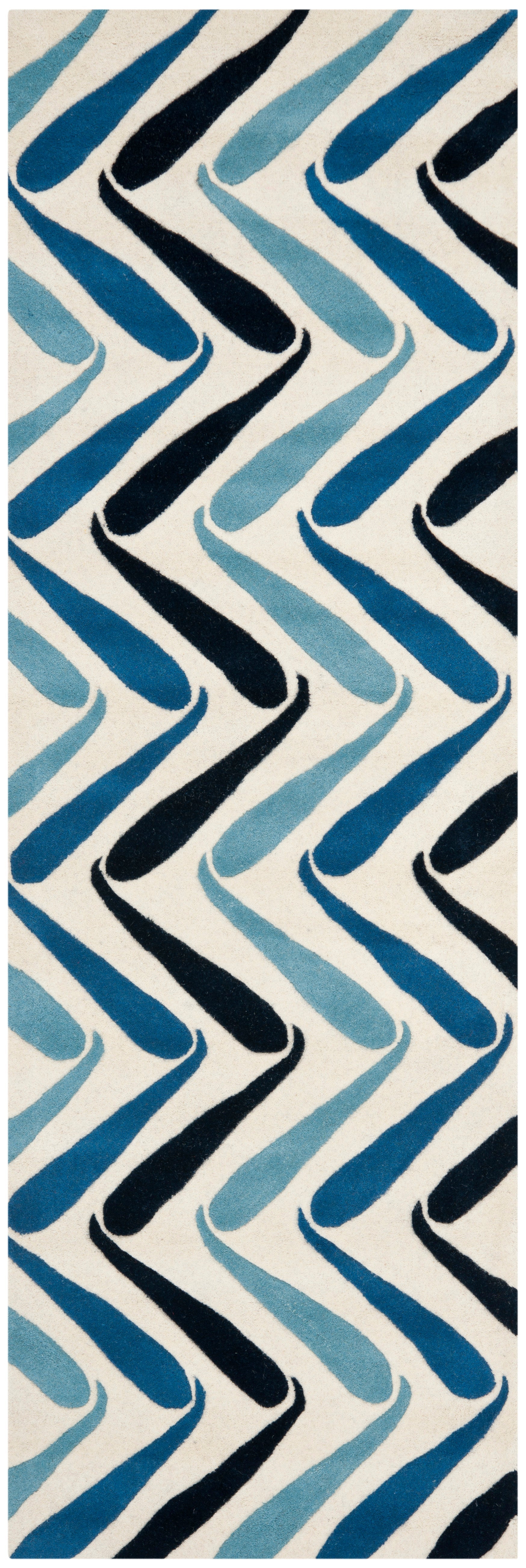 Ivory / Blue