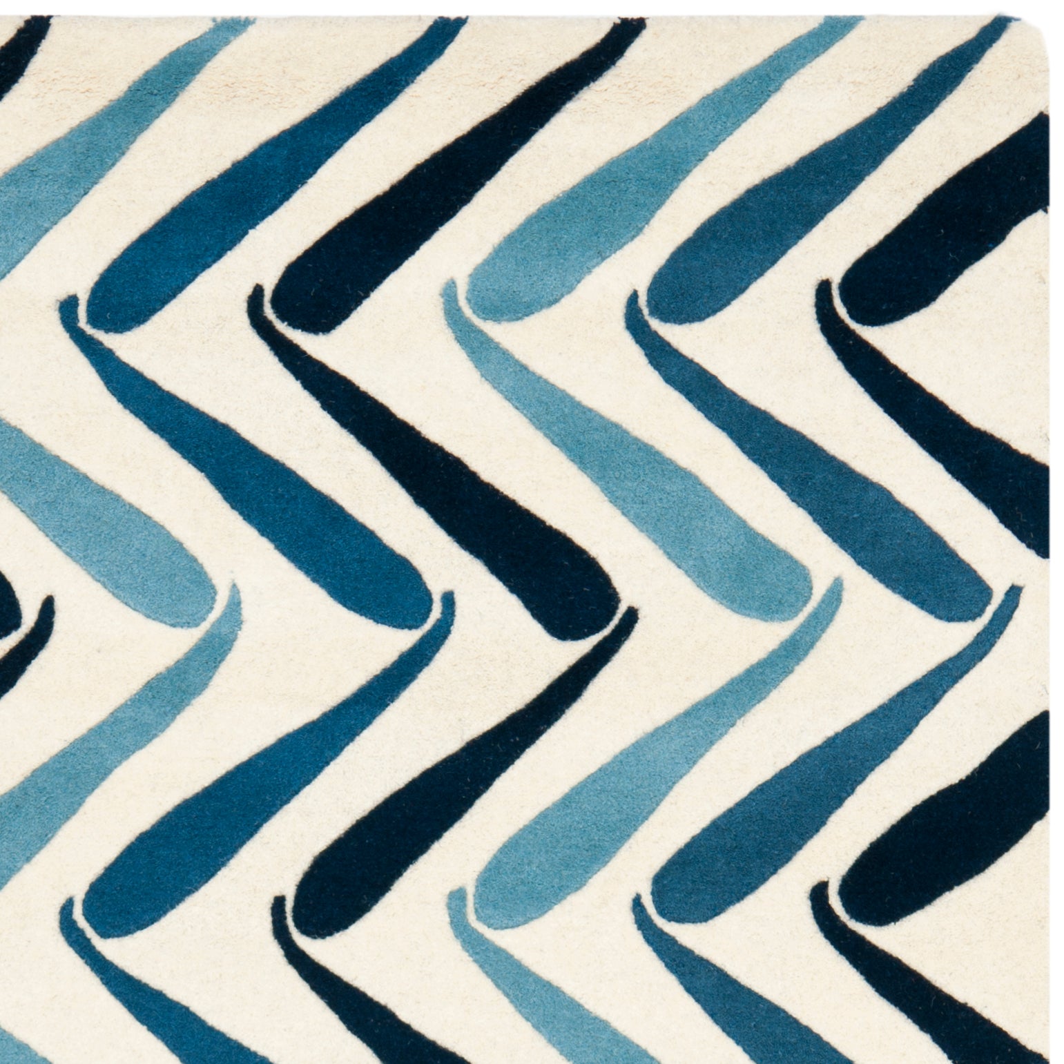 Ivory / Blue