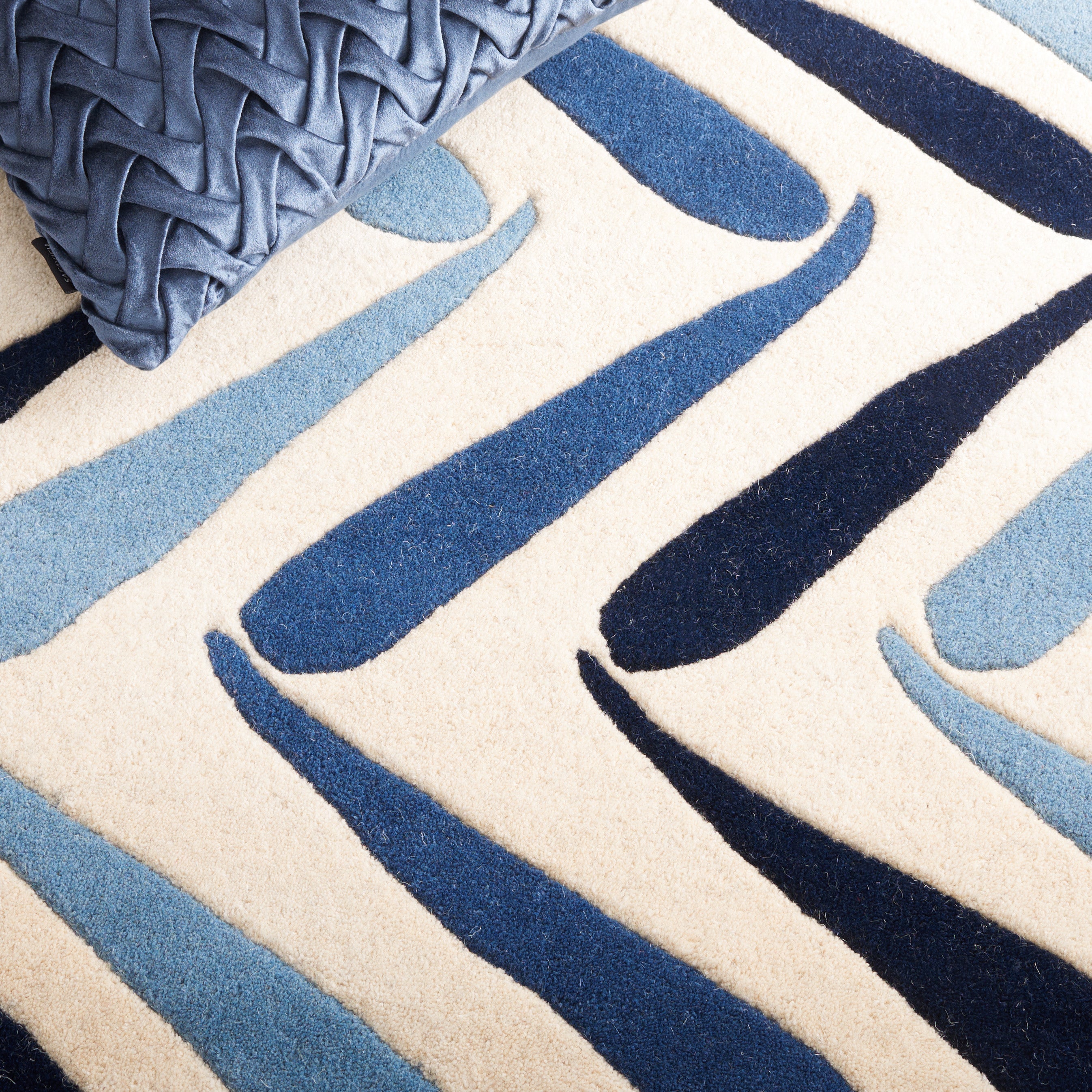 Ivory / Blue