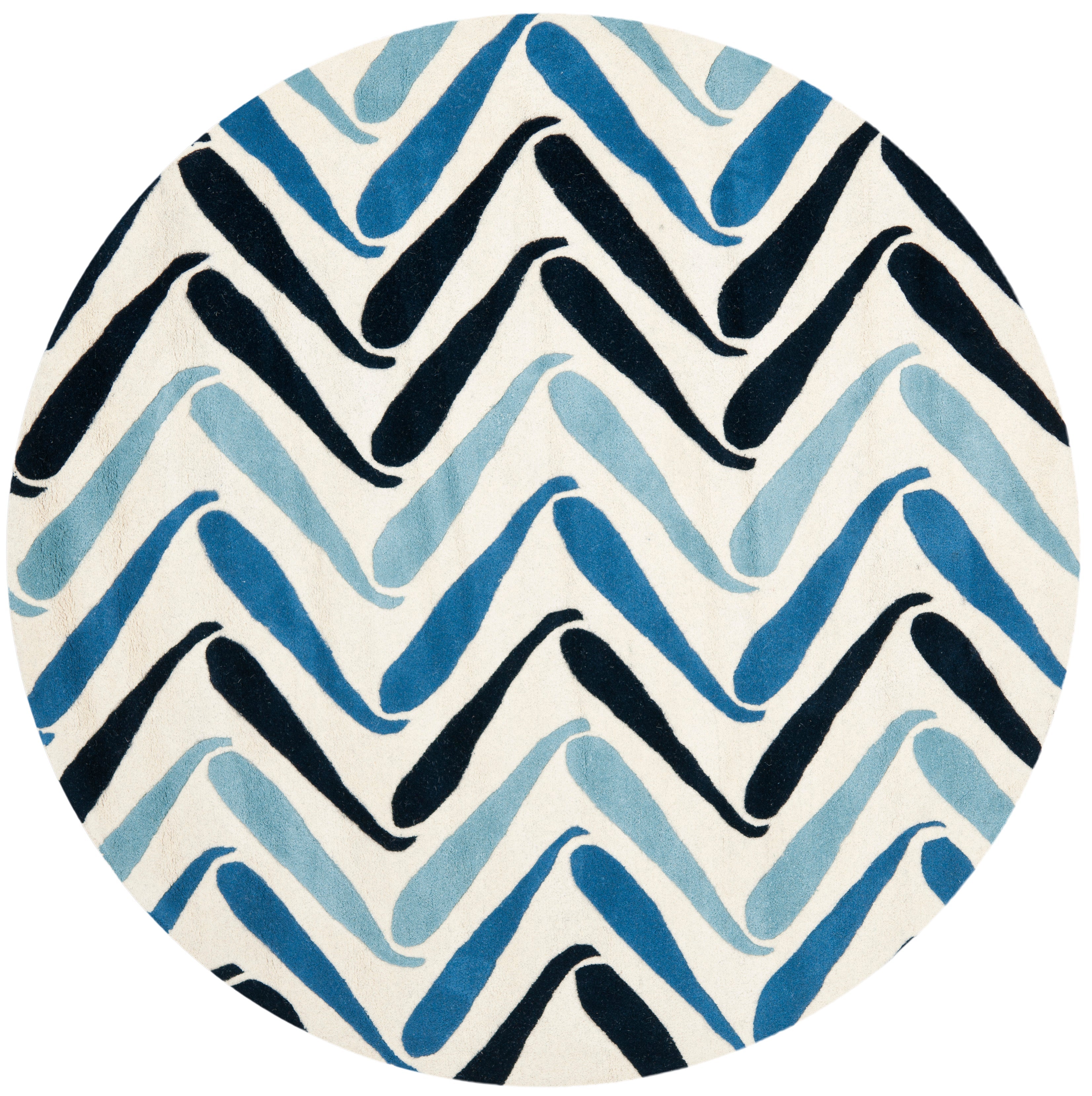 Ivory / Blue
