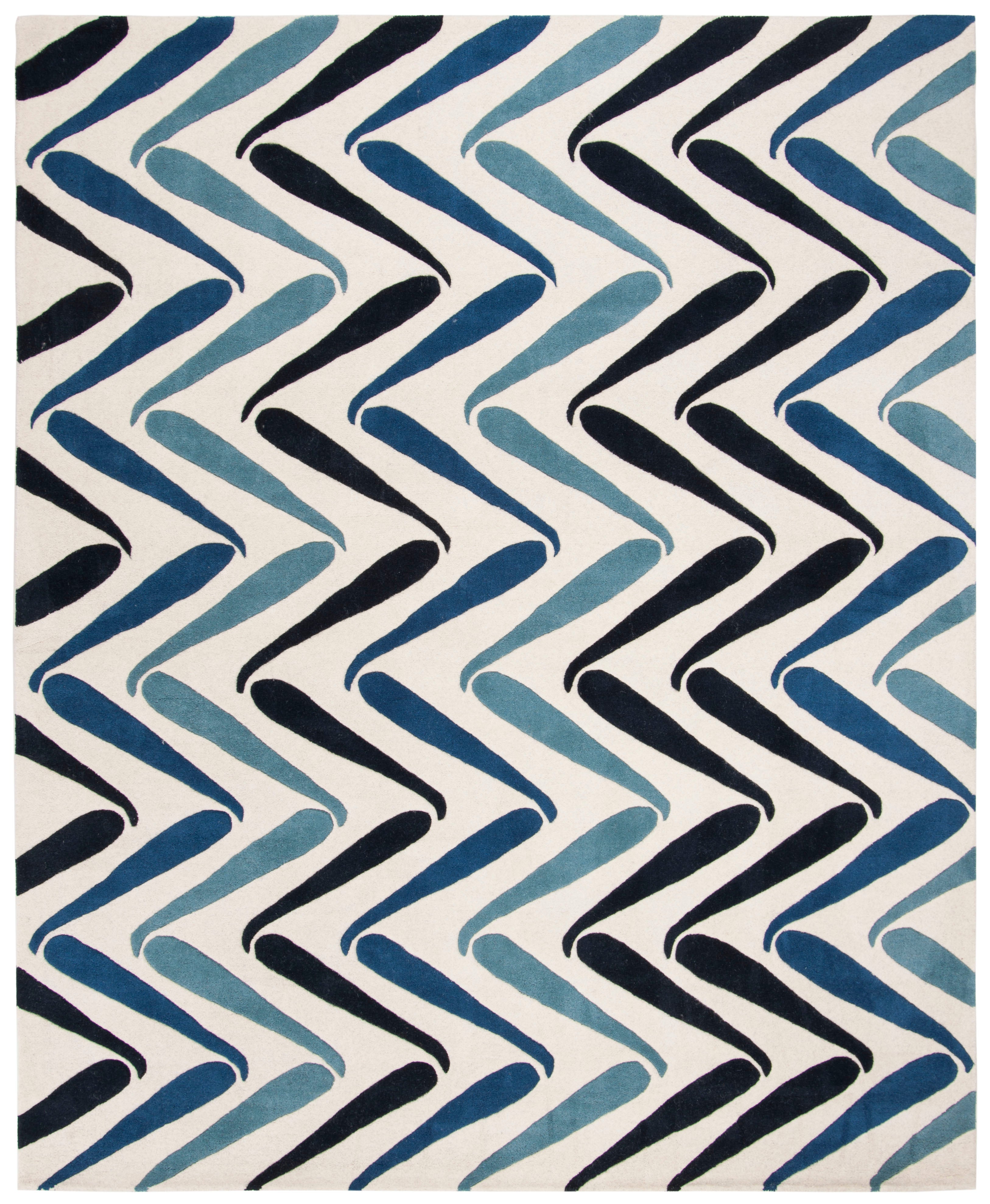 Ivory / Blue