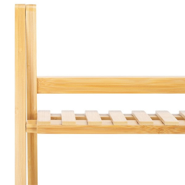 Faisal 4 Tier Ladder Shelf, STG1917 | Safavieh - Natural Bamboo