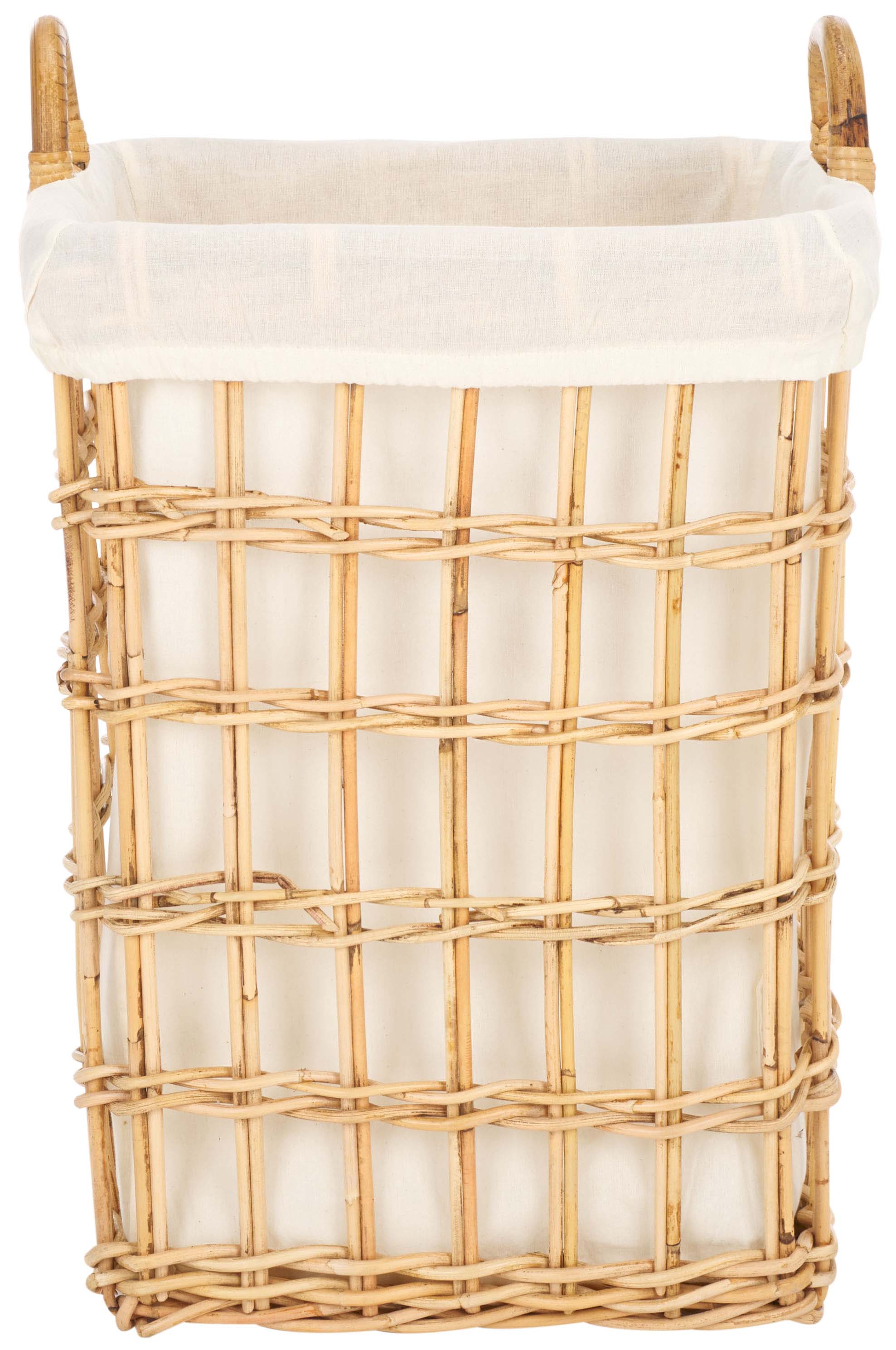 Safavieh Runa Basket W/ Liner - Natural / White