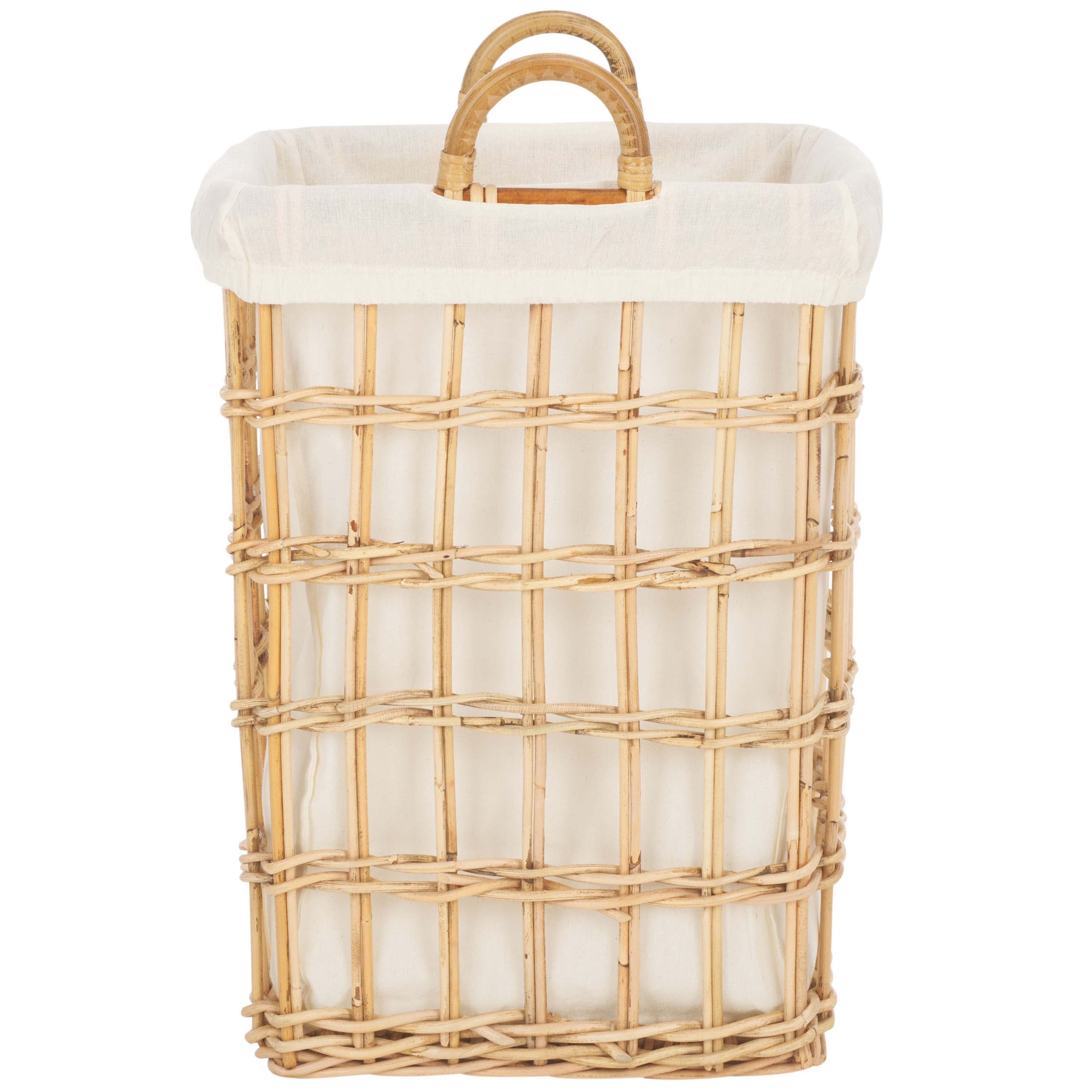 Safavieh Runa Basket W/ Liner - Natural / White