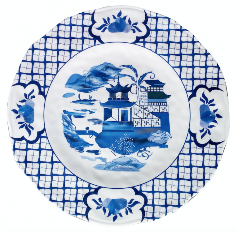 Blooming Sunset Pagoda Melamine Dinnerware Collection