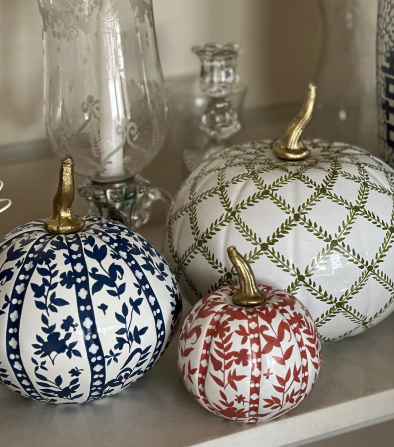 Green Trellis Pumpkin