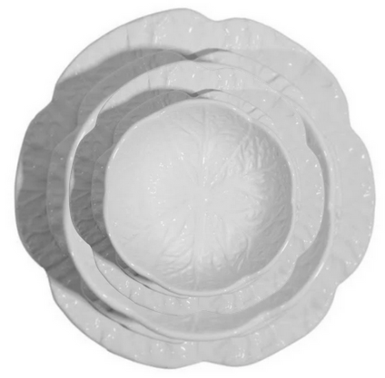 White Cabbage Dinnerware Collection
