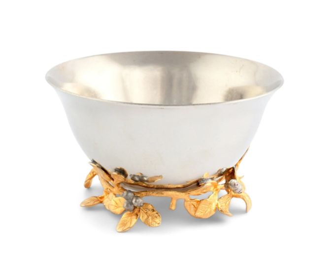 WINTER BERRY PEWTER BOWL