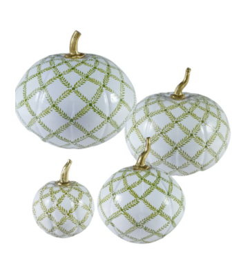 8" Hand-Painted Pumpkin