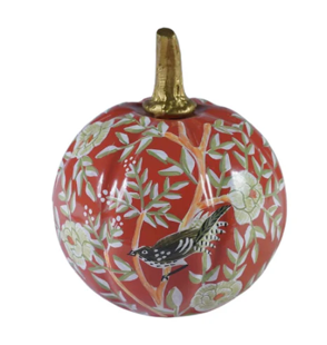 8" Hand-Painted Pumpkin