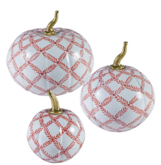 8" Hand-Painted Pumpkin