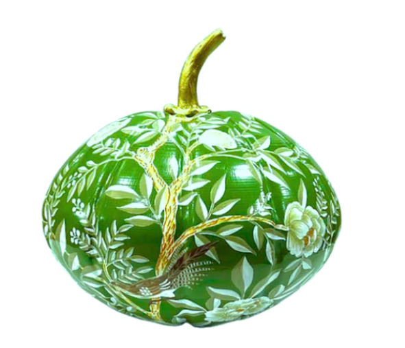 8" Hand-Painted Pumpkin