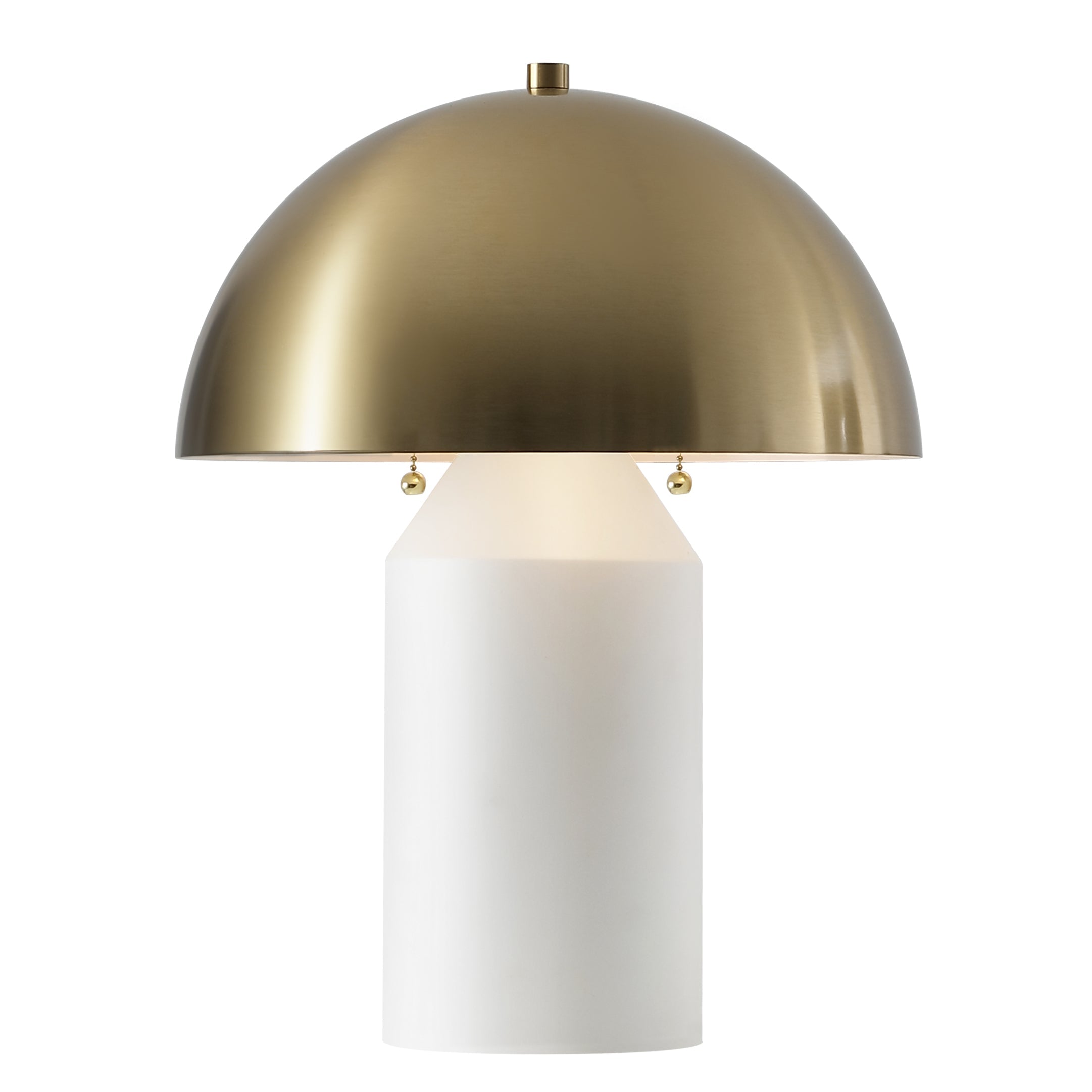 White / Brass