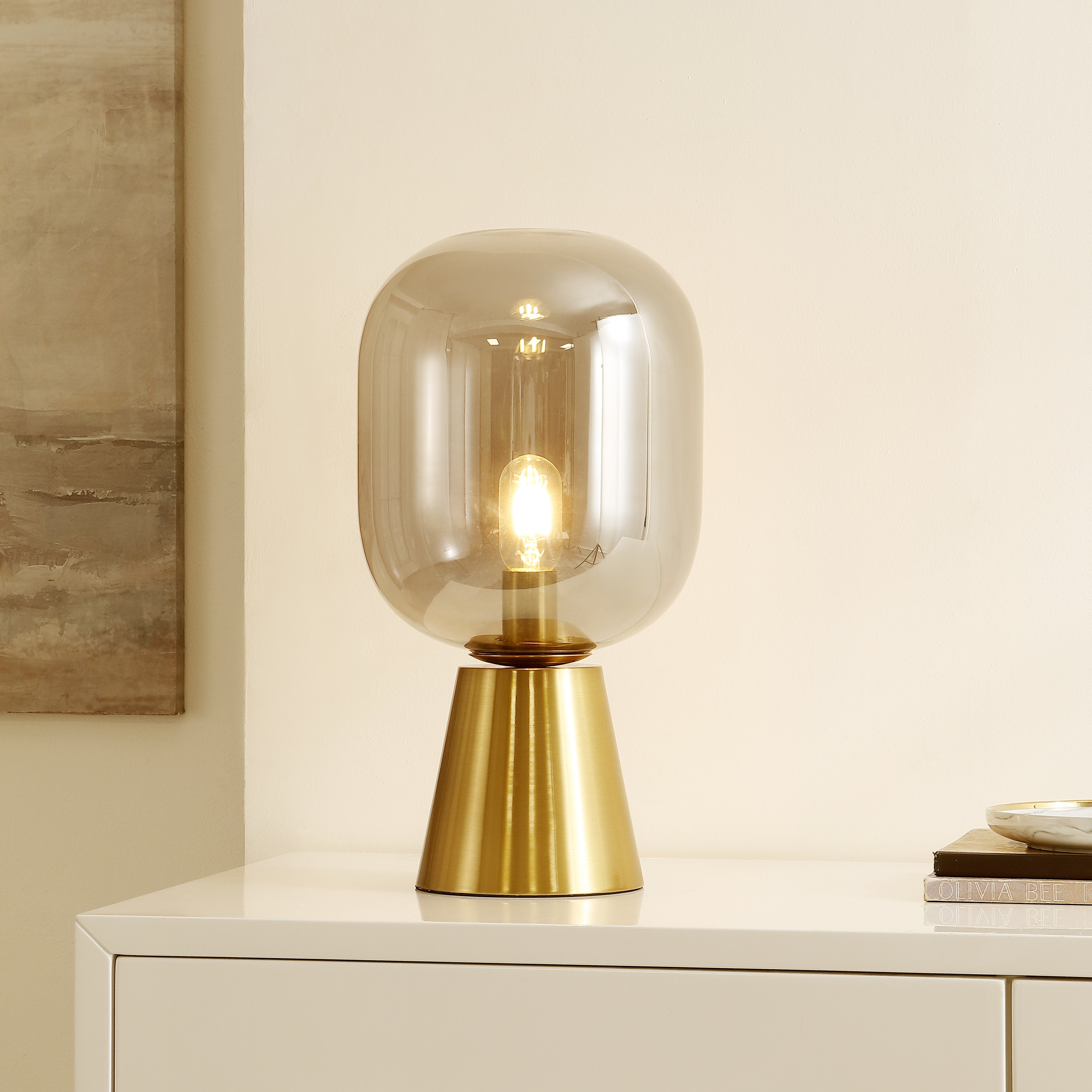 Smoke Grey / Brass