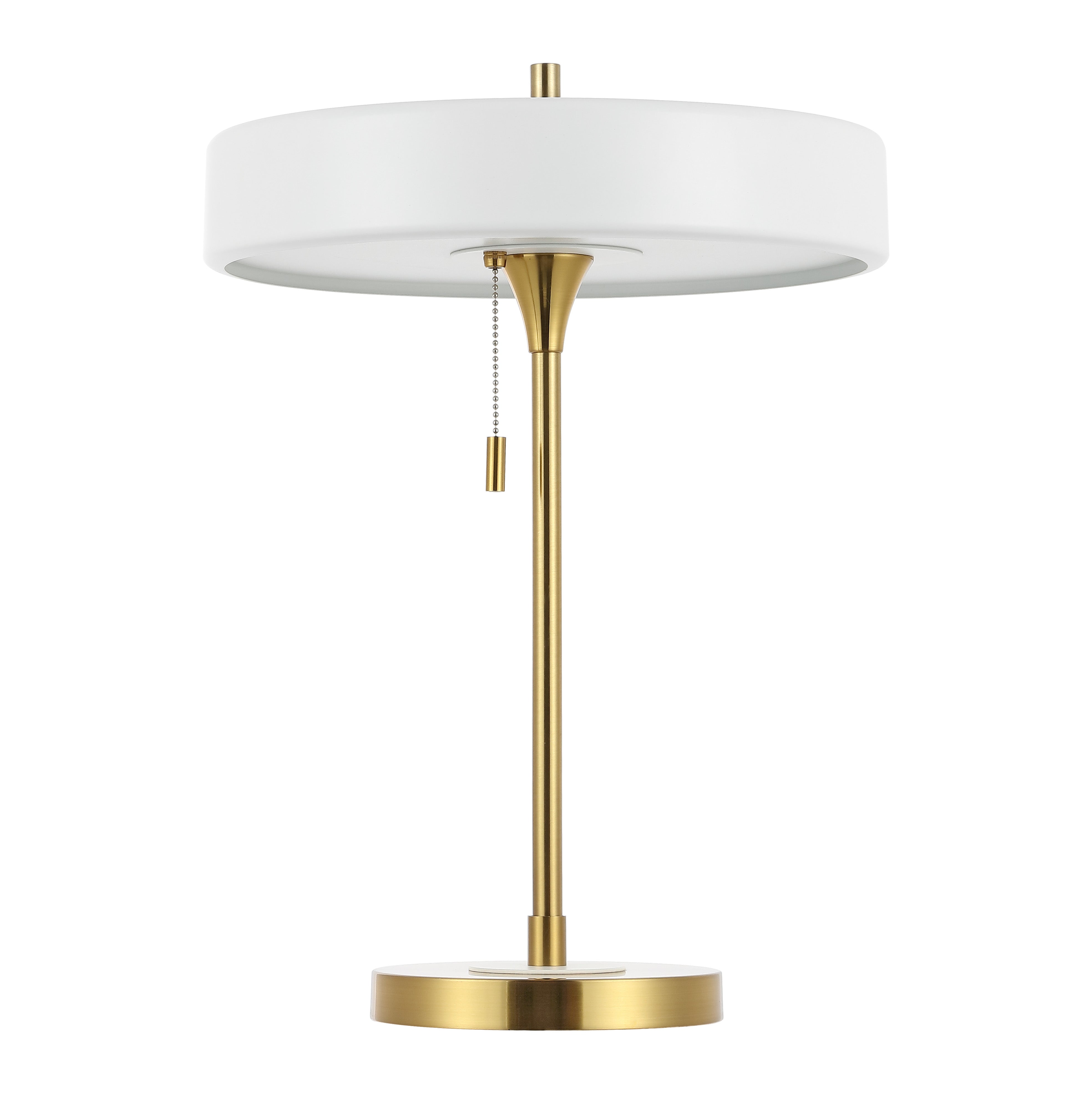 White / Brass
