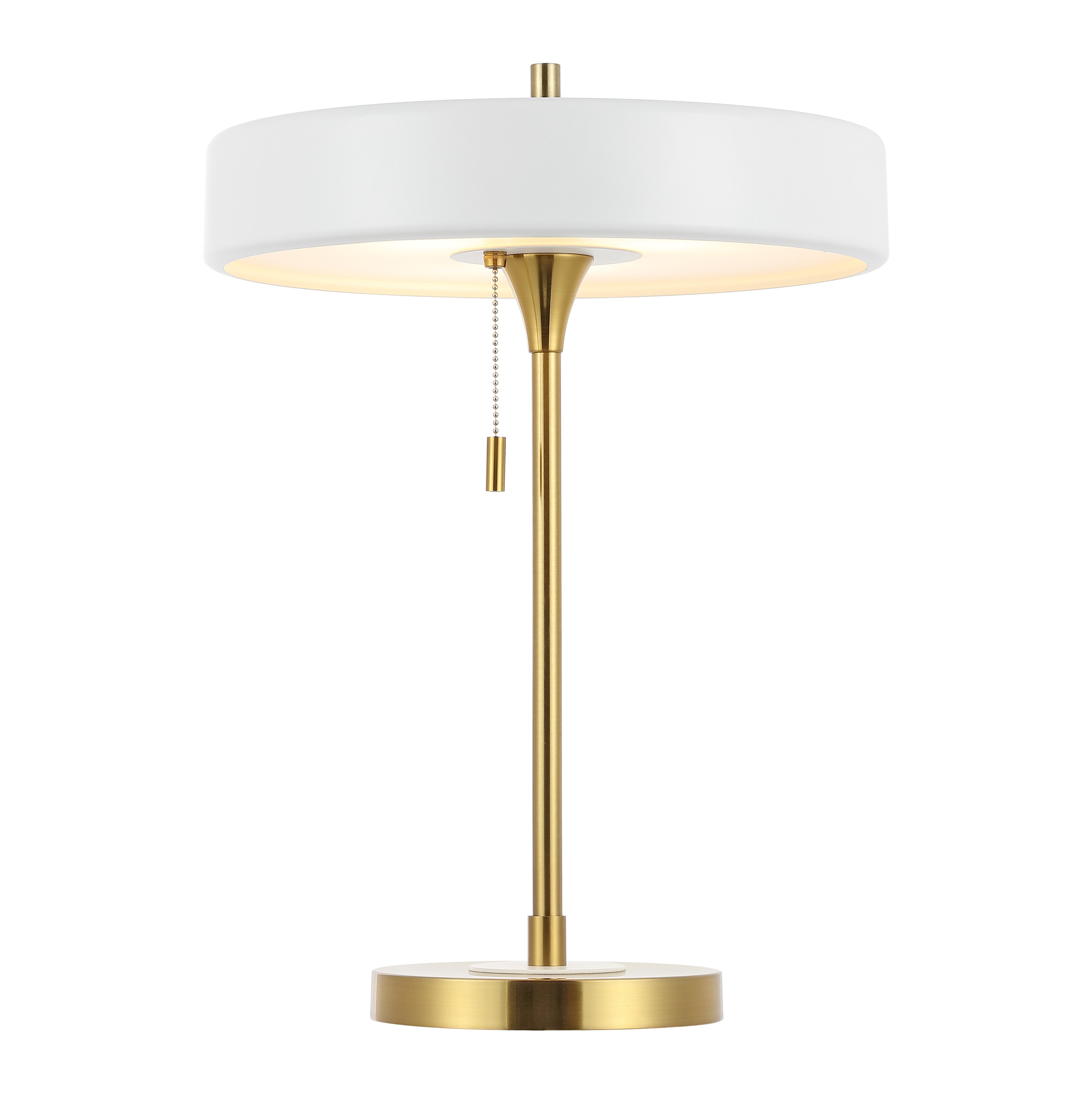 White / Brass