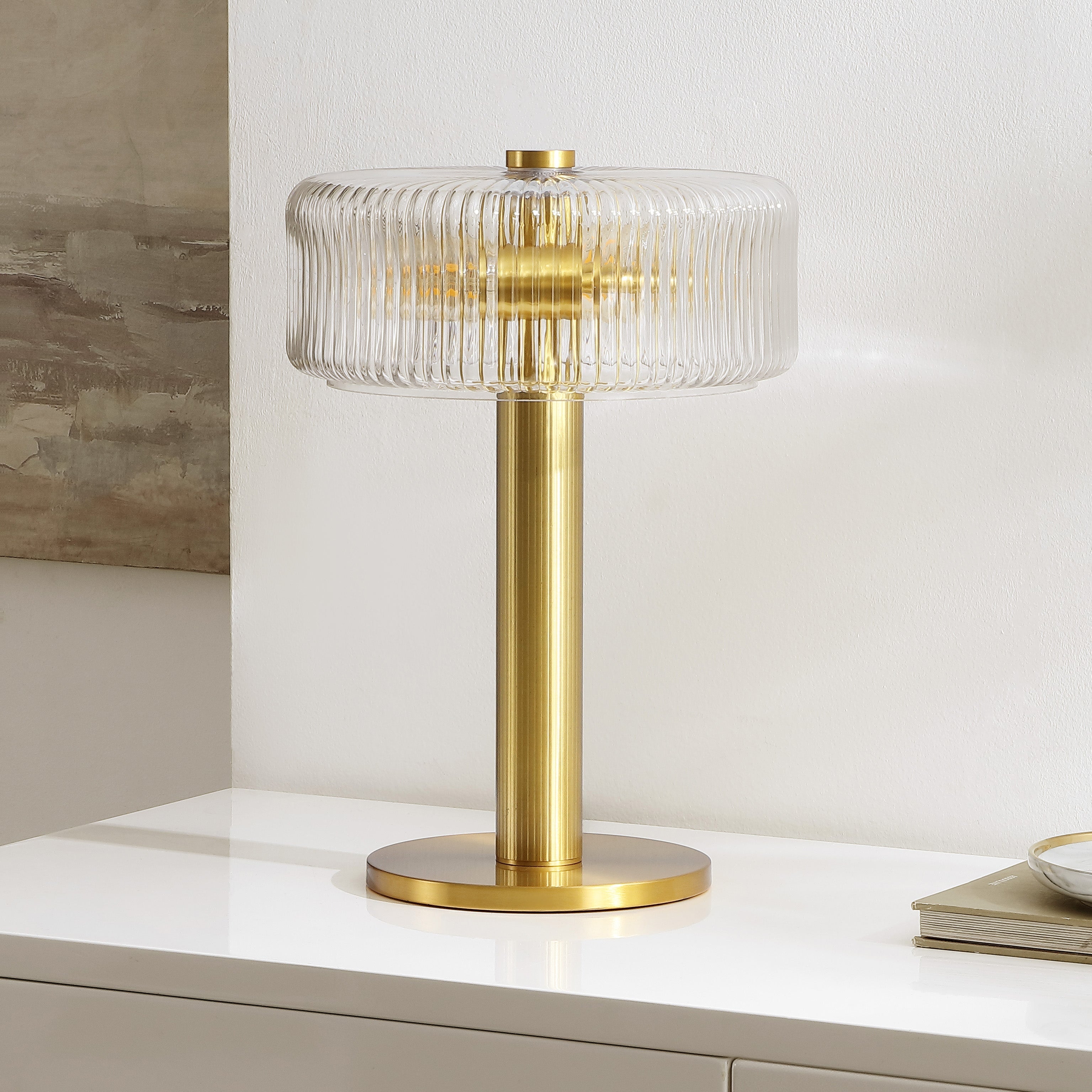 Clear / Brass